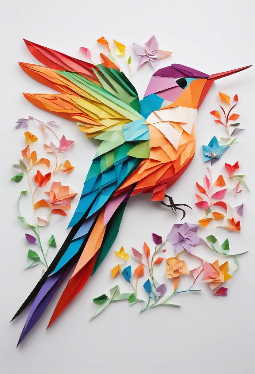 oil painting, a Mexican hummingbird on a white background, close-up, centered image, ultra detailed illustration, (tetradic colors), whimsical, enchanting, fairy tale, (ink lines: 1.1), strong contours, fine art from MSchiffer, bold strokes, no frame, high contrast, (cel-shaded:1.1), vector, 32k resolution, best quality, flat colors, flat lights
