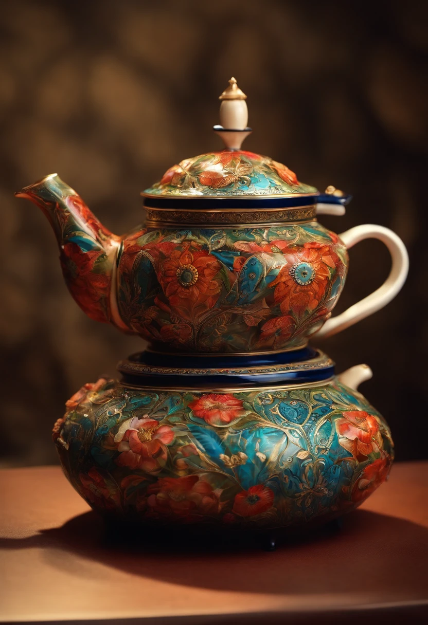 Artistic and innovative design of the teapot