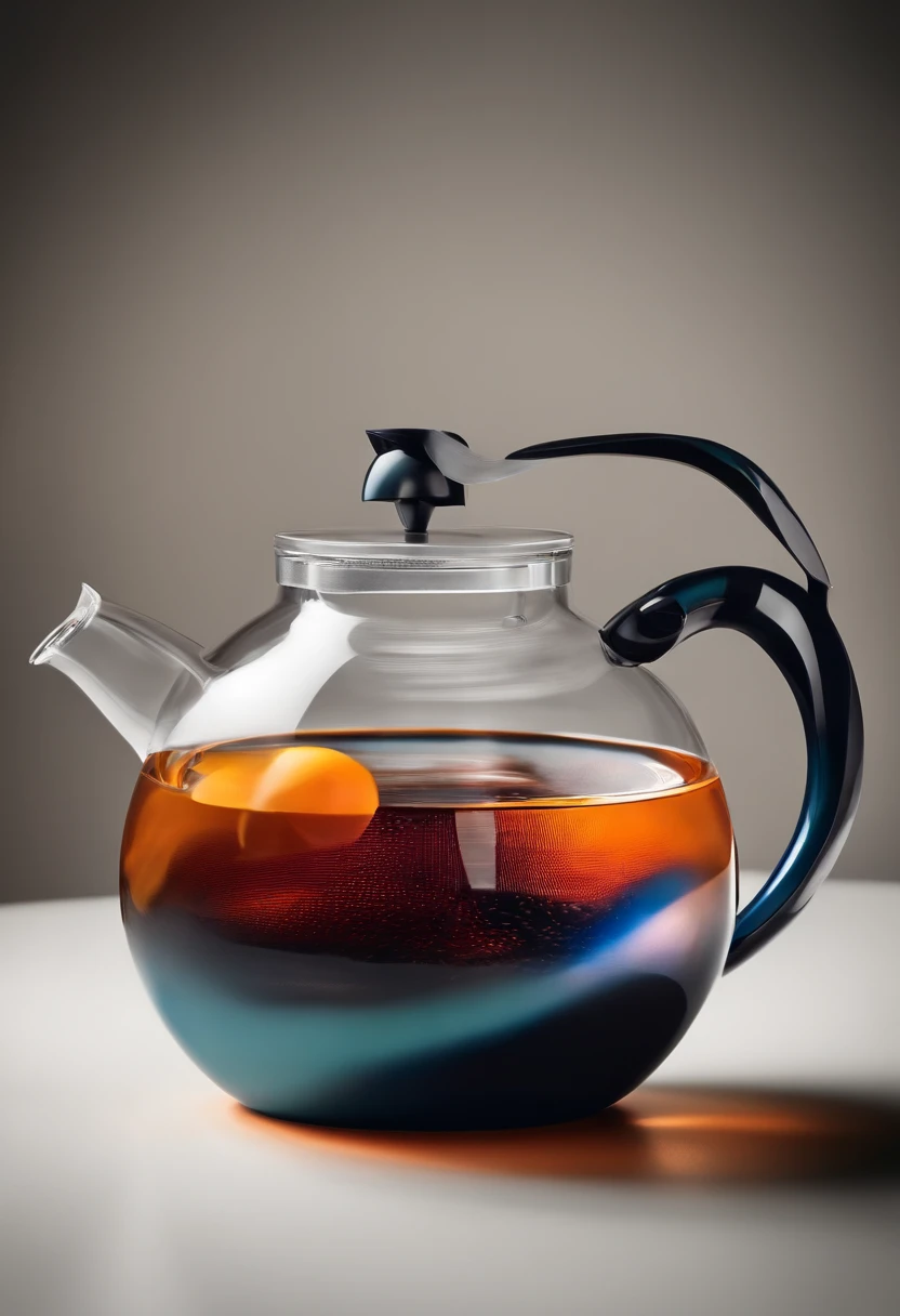 Artistic and innovative design of the teapot,modern minimal design