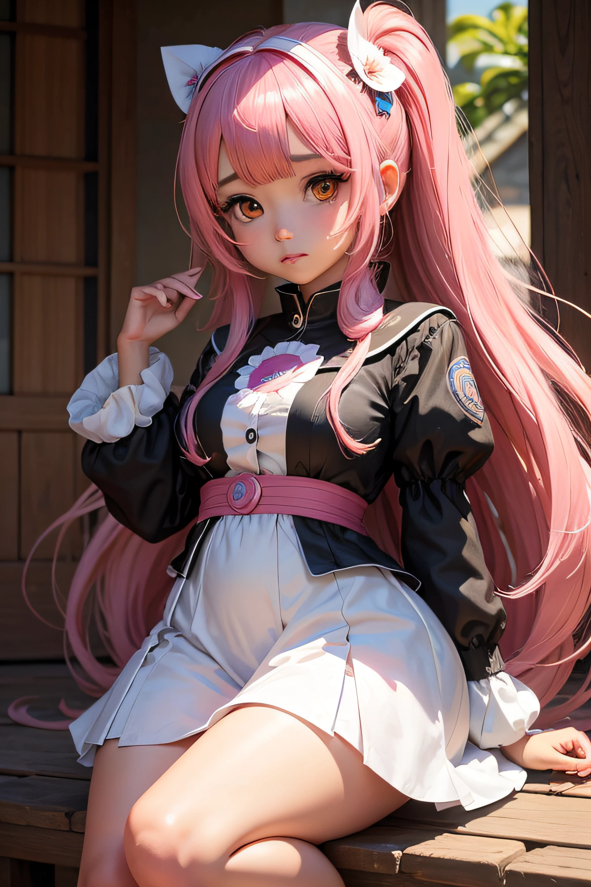 uma personagem de anime, fofinha, inocente, bonequinha, meiguinha, barnet