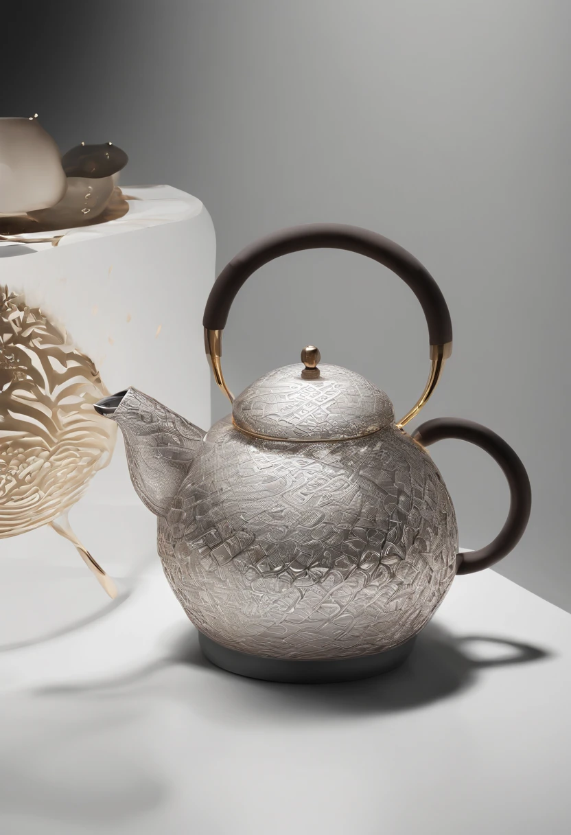 The art and innovative design of the teapot,modern minimal design,Concept products