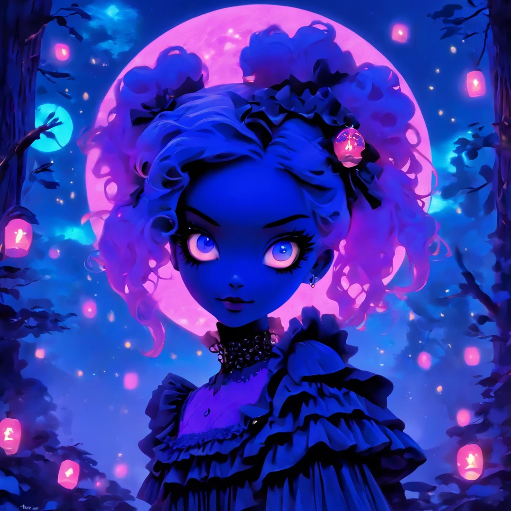 In a moonlit night, a blue-haired gothic lolita casting glowing purple spells. Her eyes, detailed and captivating, filled with determination and a touch of mischief. Her lips, beautifully detailed, curled into an enchanting smile. The intricate lace and ruffles of her gothic lolita attire complement her ethereal presence.
The scene is bathed in an otherworldly glow, with the moon's soft light illuminating the surroundings. A misty forest provides a mysterious backdrop, its trees casting long, eerie shadows. The air is heavy with magic, as swirling purple spells emanate from the lolita's hands.
The artwork showcases the finest craftsmanship, with ultra-detailed strokes bringing the lolita's enchanting presence to life. The colors are vivid, with the purple spells contrasting against the dark blues and blacks of the night. The lighting creates a dramatic atmosphere, emphasizing the magical aura surrounding the lolita.
The medium used for this artwork is a mix of digital illustration and photorealistic rendering. The combination of these techniques creates a unique style that blends fantasy and reality. The attention to detail and the use of physically-based rendering techniques add depth and realism to the artwork.
The overall artistic style is a fusion of gothic and fantasy elements. It portrays a sense of mystery and allure, capturing the essence of the gothic lolita subculture. The color palette is dominated by shades of blue and purple, enhancing the magical atmosphere of the scene.
This prompt aims to generate a high-quality, detailed artwork. The emphasis on realism and the use of professional techniques ensure that every aspect of the artwork is meticulously crafted. The result is a masterpiece that transports the viewer into a world of magical possibilities.
Tags: blue-haired, gothic lolita, glowing purple spells, moonlight, detailed eyes, detailed lips, misty forest, swirling spells, enchanting smile, intricate lace, ruffles, ethereal presence, otherwor