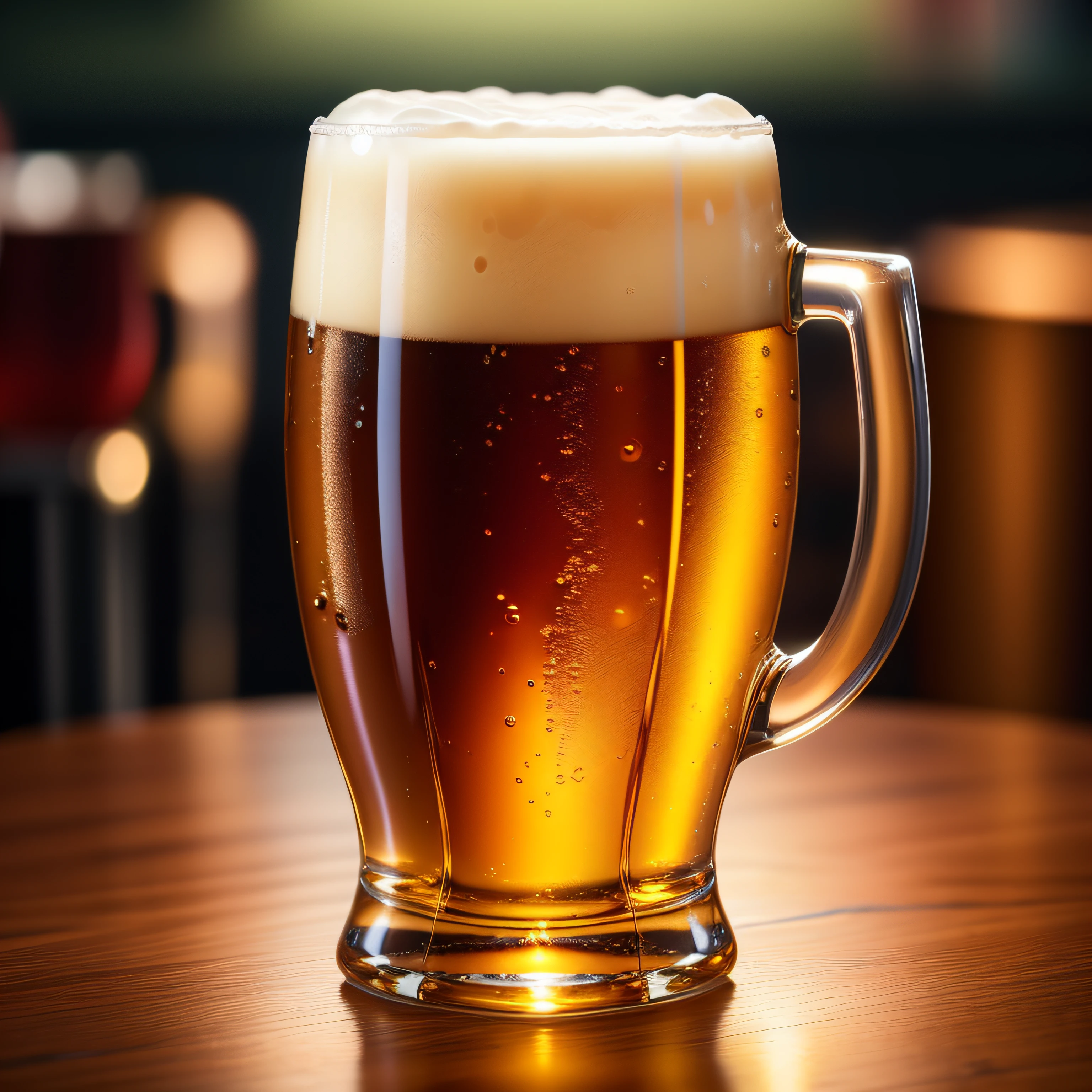 a glass of beer, beer glass, (frosted glass), (8k, RAW photo, best quality, masterpiece:1.2), (realistic, photorealistic:1.37)