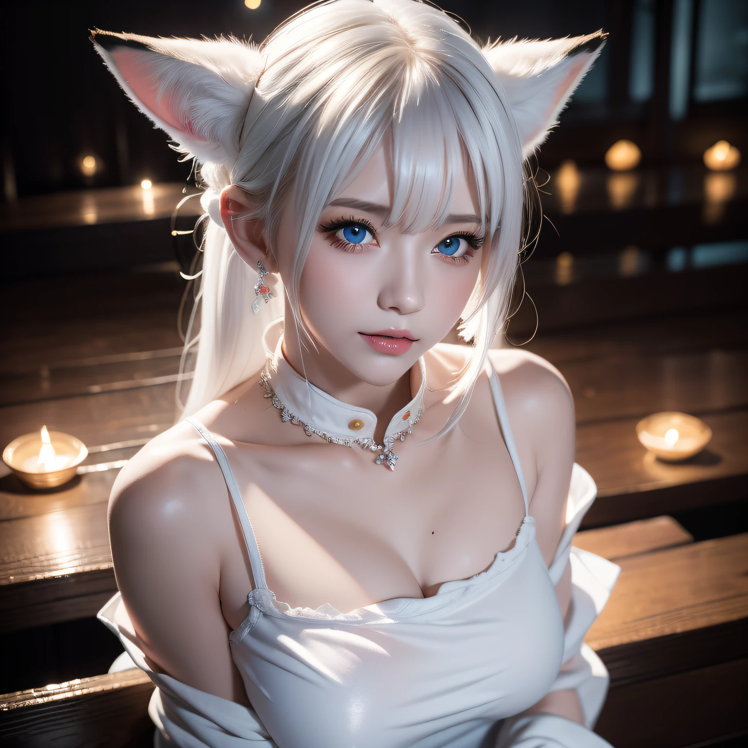 open legs, naked , high quality,  girl 
 Male arctic fox，White hair，blue color eyes，very very beautiful furry art, trending on artstation pixiv, Cute detailed digital art, Detailed digital anime art（Cute 1.2）