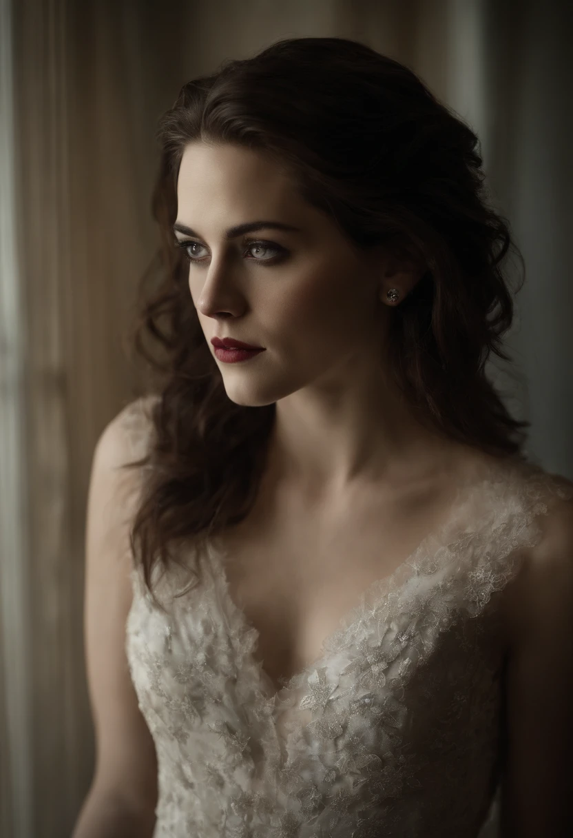 best quality, fotorrealista (High Definition Skin: 1.2), 8k UHD, DSLR, soft lighting, alta qualidade, Volumetric lighting, candid, fotografia, high resolution, 4k, 8k, Bokeh, Amy Lee from Evanescence Band Naked Video , No Clothes,In Bring me to Life Videoclip