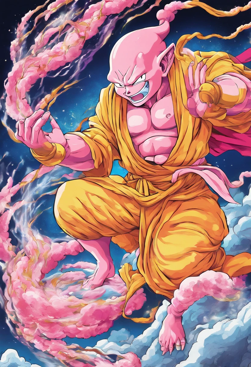 Majin Buu, original form, eating ramen