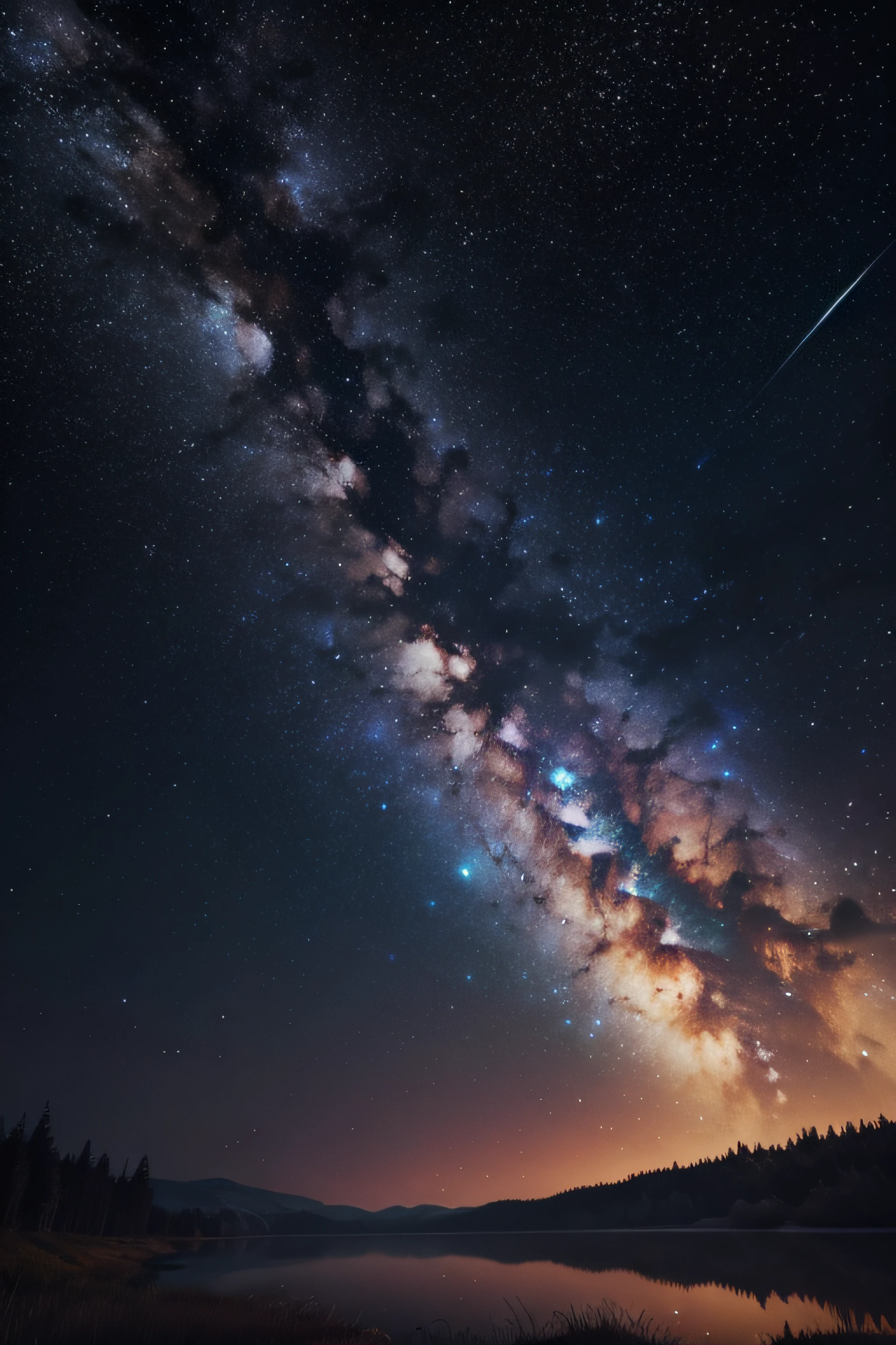 Night sky showing milky way