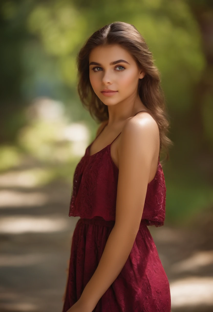 realistic 16-year-old girl young full body