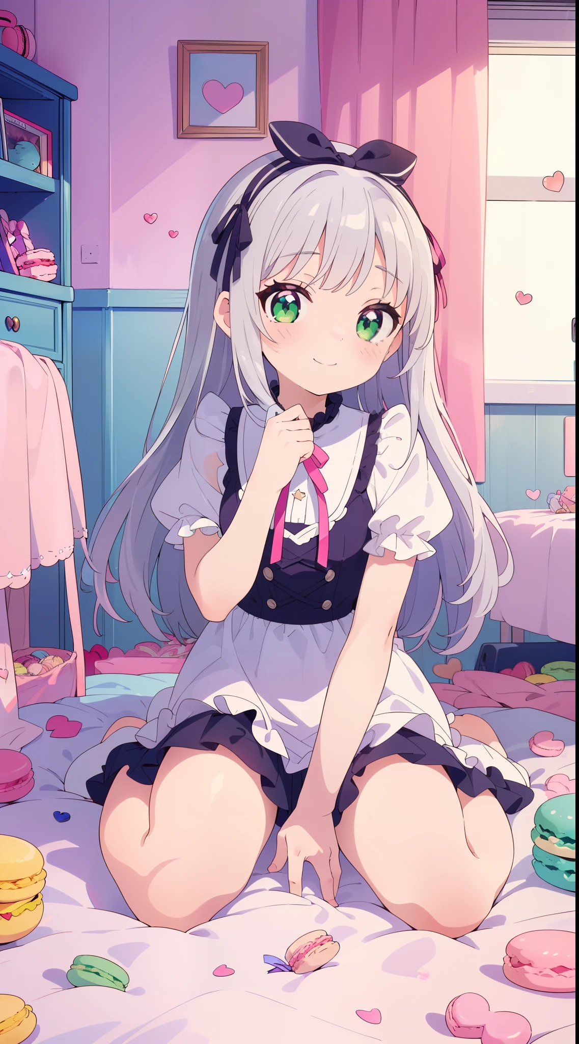 16k, highres, masterpiece, best quality,
cinematic photo,
a cute girl, sitting on back , (wariza, paw pose:1.2), red carpet, sunlight from window, pink lace curtains, indoors,
straight-on, (full body, looking up, looking at viewer, from above:1.2), (perspective:1.4),
BREAK
Kazami kazuki, silver hair, long hair, purple eyes, (nose blush, humiliation:1.1), embarrassed, chagrined, <lora:KazukiFIN:0.85>
luxury gothic girly dress, glossy white dress, detailed cute dress, miniskirt, detailed embroidery, (frills:1.2), (bow:1.1), thighhighs, zettai ryouiki, fake animal ears, cat ears, cat tail,
,
35mm photograph, film, bokeh, professional, 4k, highly detailed,