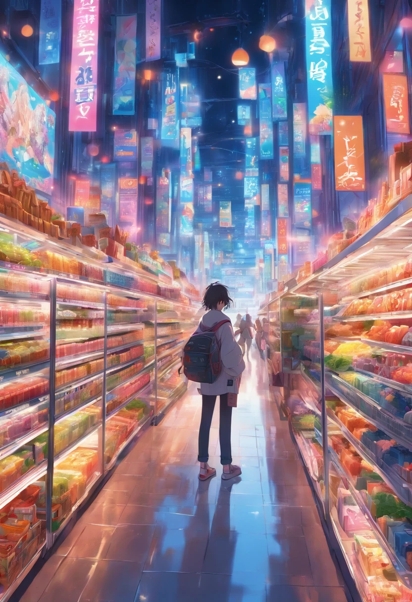 (Best quality,A high resolution,4K),(E-commerce homepage poster),(Background with:Supermarket during the day),Look up,(lots of people,People are shopping on a shopping spree),Run,(shopping cart:1.2),(Discount banner),Stylish design,Fashionab,Luxury appliances,Modern technology,,Colorful,,comfortable atmosphere,Warm colors,Attractive lighting,Online shopping experience