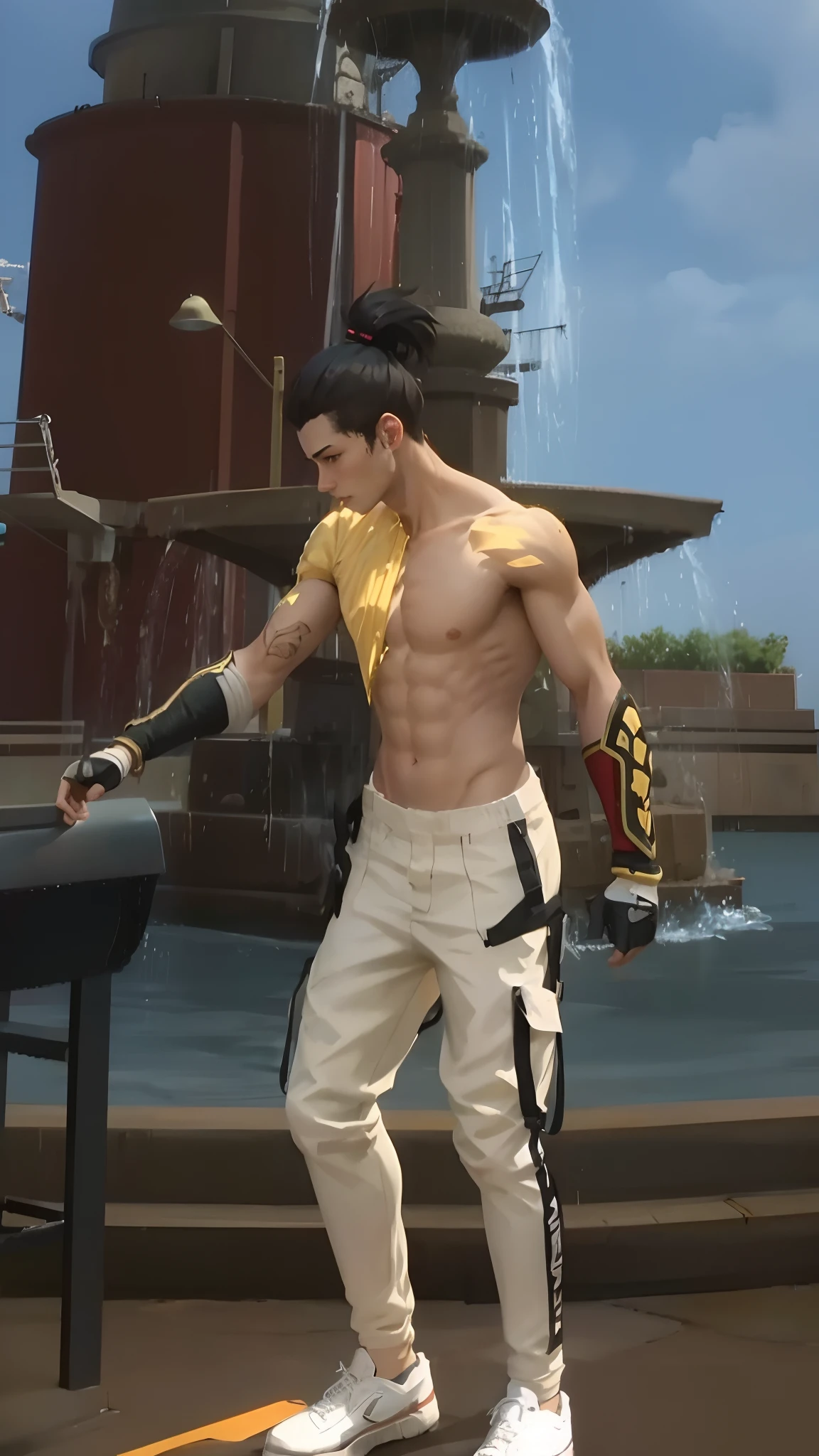 Anime, realistic, 1 man, boy, 8k quality, cool