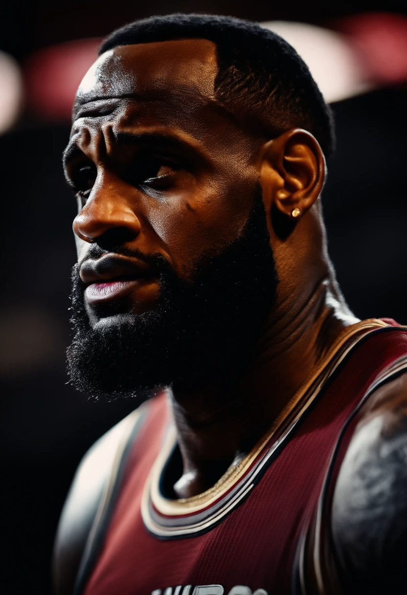 Portrait of Lebron James