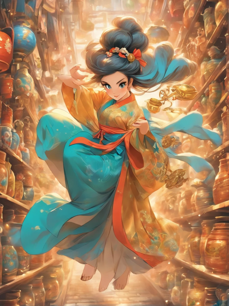 Disney Women's E-commerce Page(Shopping Festival poster:1.8),(Background with:In the daytime,Household electrical appliances,Supermarket),Tang Dynasty version of Kuira, with curly black and silver hair, Lady Gaga's gorgeous Tang costume,,Beautiful shopping guide girl,(lots of people,People are shopping on a shopping spree),Run,mtu,a old man,Gamine,woman,Symphony of pots and pans,warm,All kinds of small household appliances are flying all over the sky,(shopping cart:1.2),(Discount banner),Stylish design,Fashionab,Luxury appliances,Modern technology,,Colorful,,comfortable atmosphere,Warm colors,Attractive lighting,Online shopping experience
