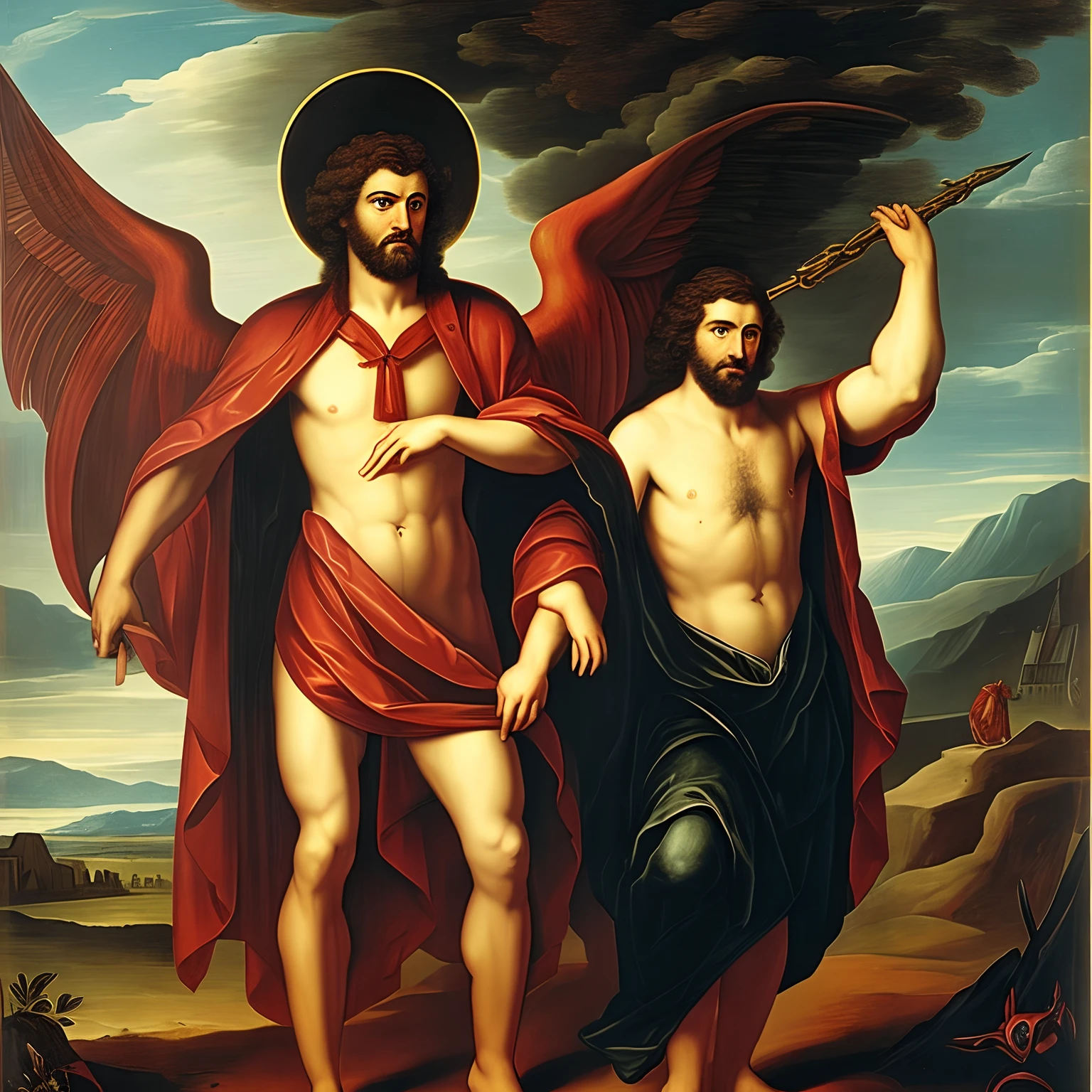 Satan as a man