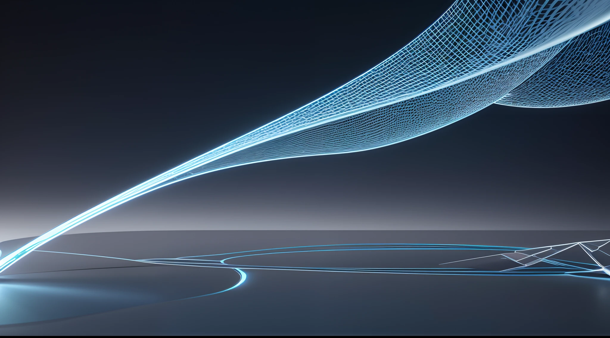 Engaging 3D visualization featuring stunning graphs、glinting