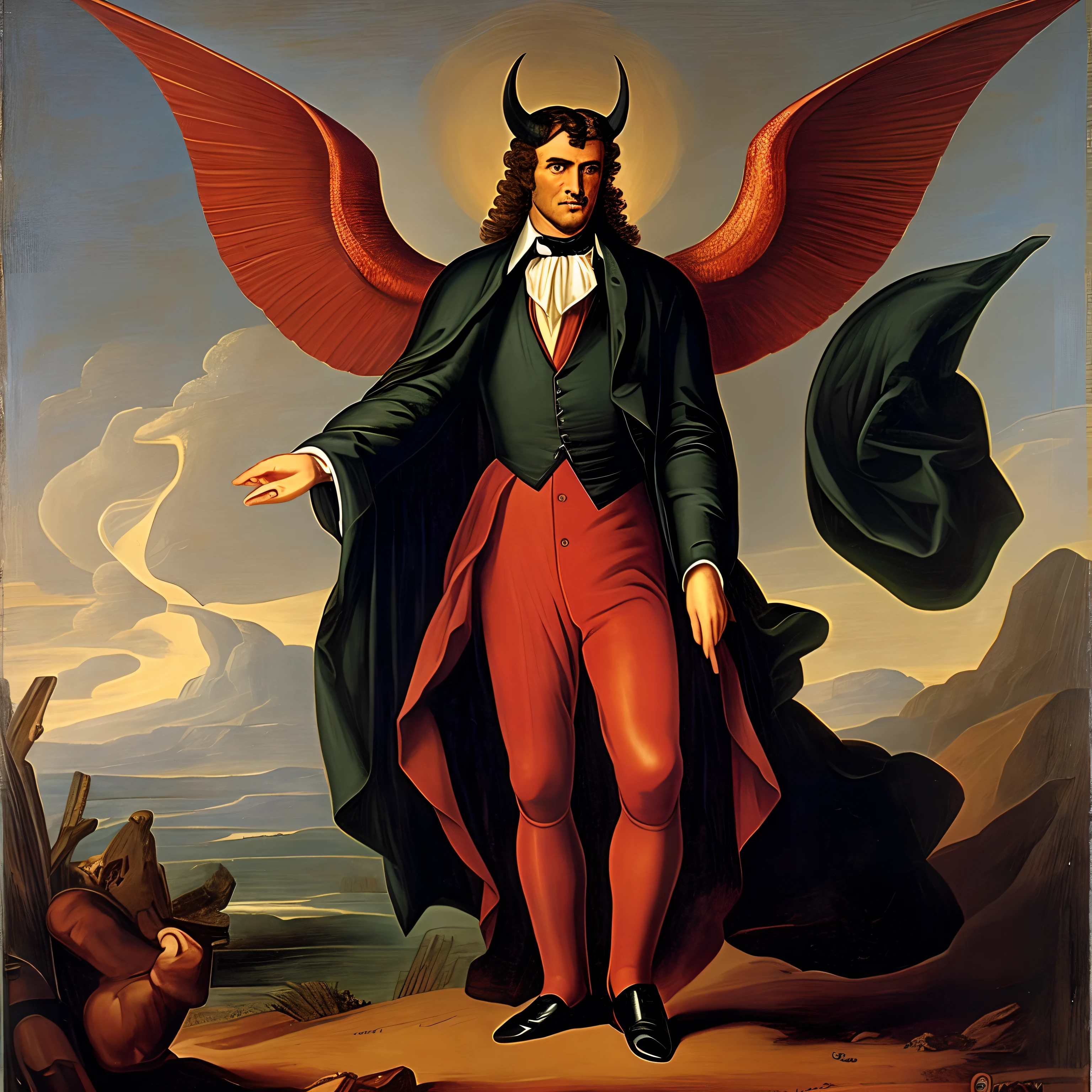 Satan as a man
