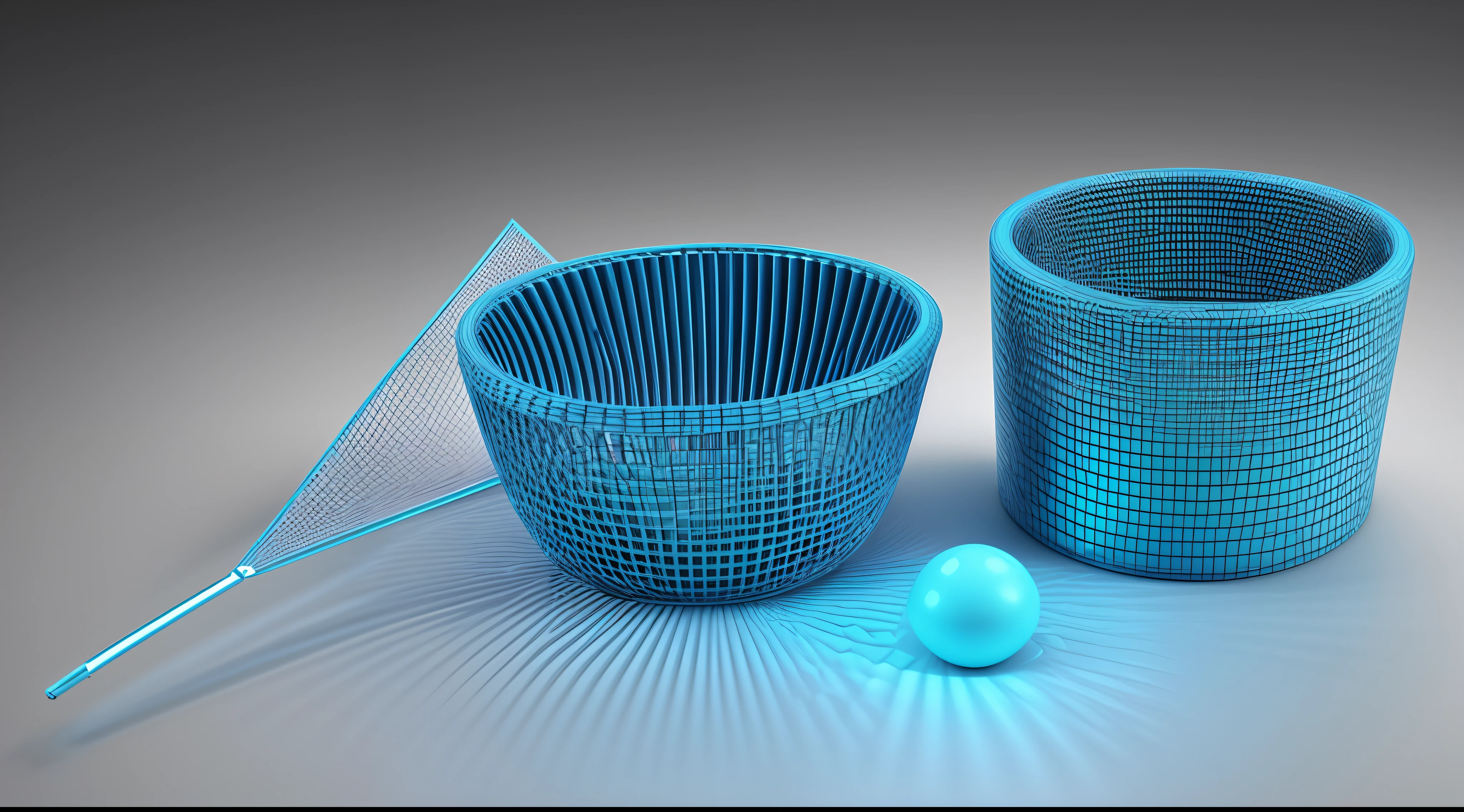 Engaging 3D visualization featuring stunning graphs、glinting