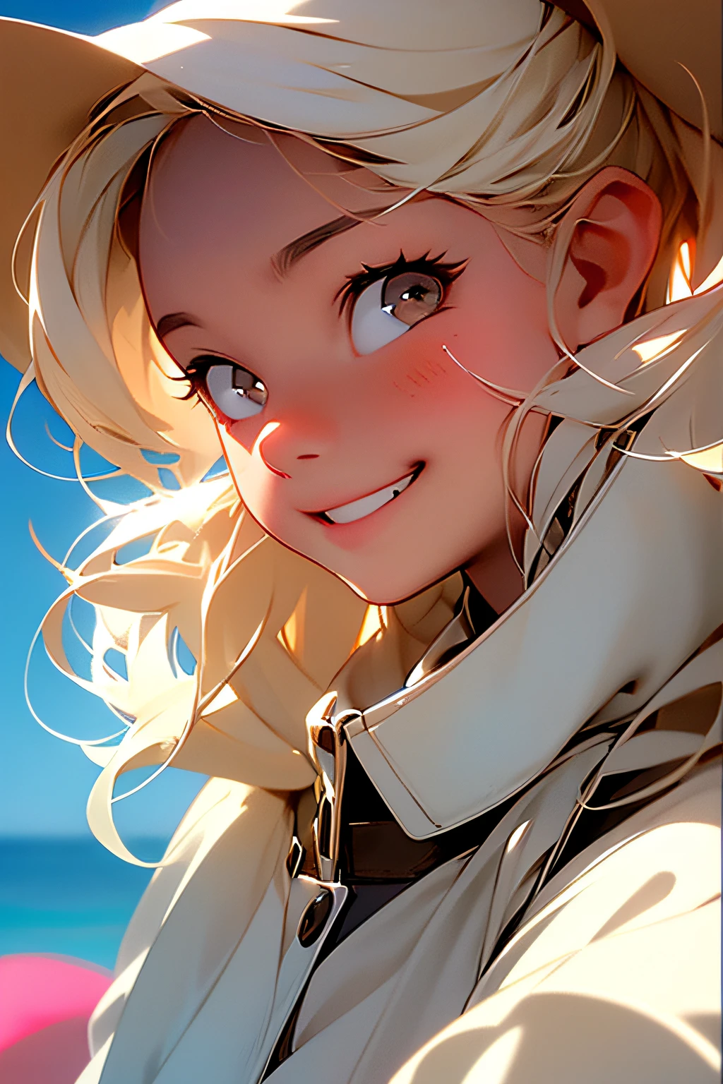 Little girl smiling