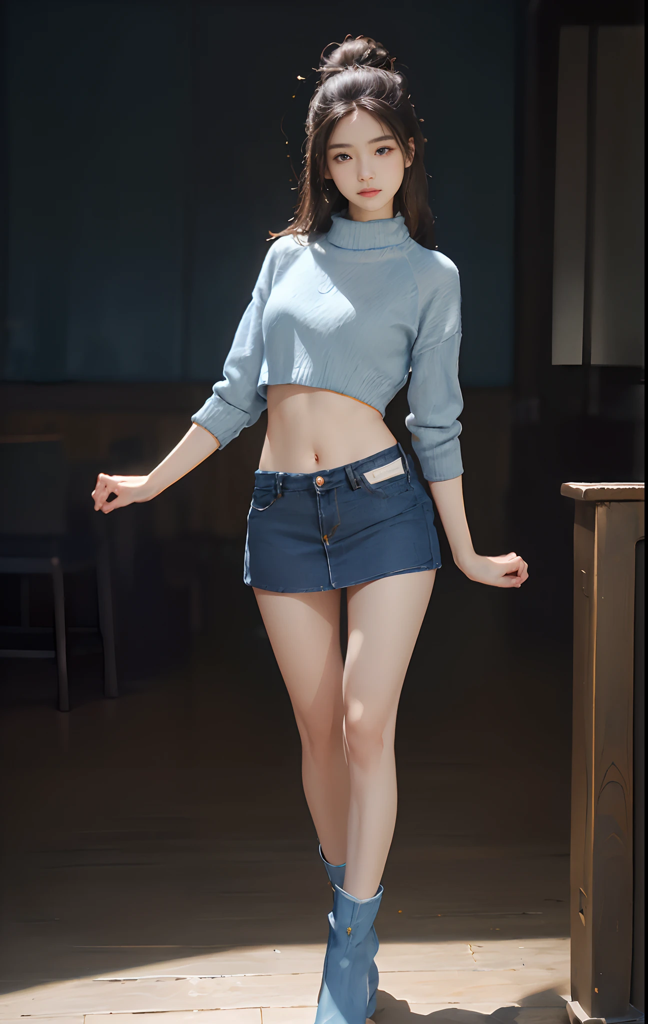 ((masuter piece:1.3)、(8K、Photorealsitic、Raw photography、top-quality: 1.4)、(1girl in)、Beautiful expression、(Lifelike face)、(A dark-haired、long)、 Beautiful hairstyle、realisticeyes、Beautiful details、(real looking skin)、Beautiful skins、absurderes、enticing、超A high resolution、A hyper-realistic、high-detail、the golden ratio、