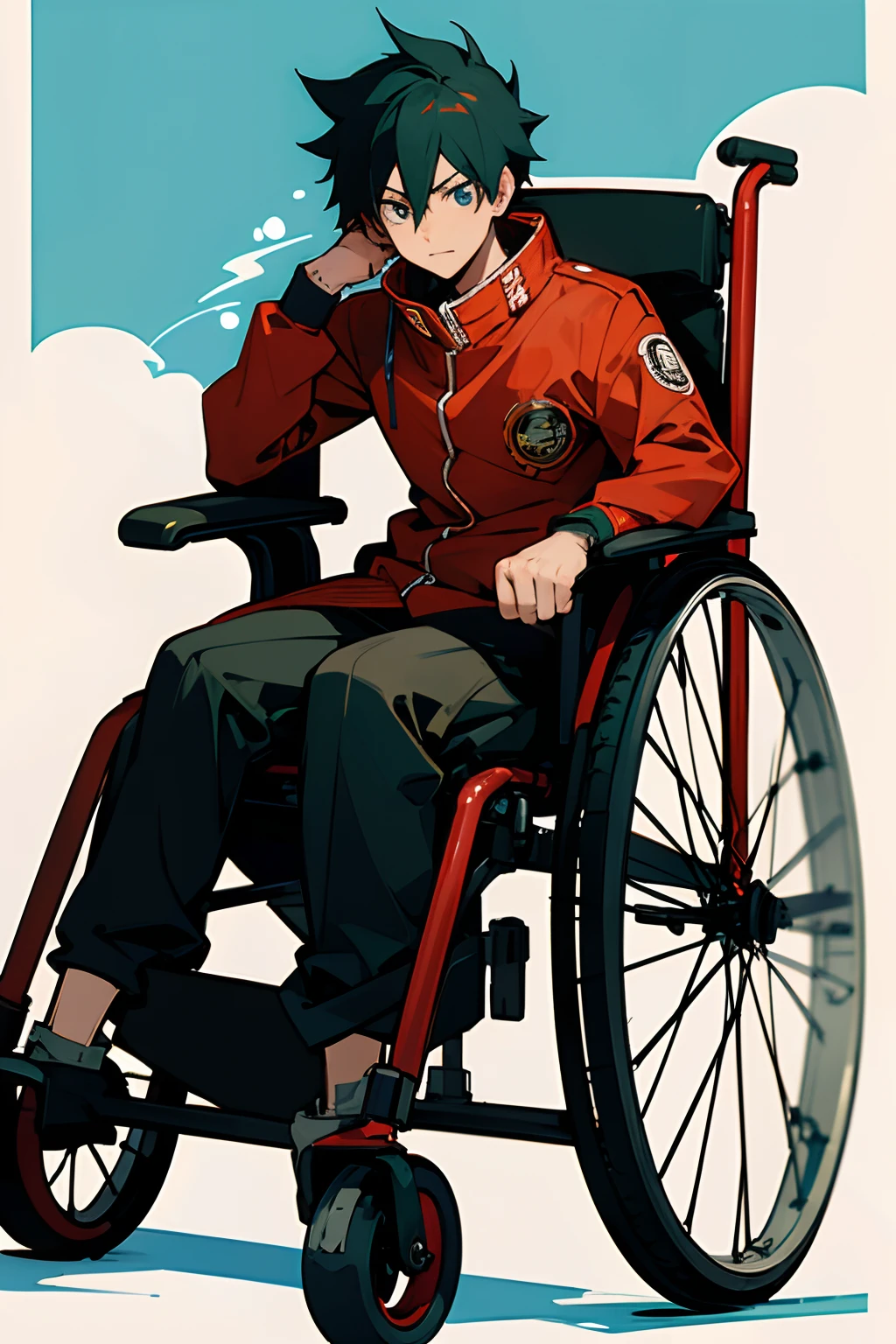 shonen protagonist wheelchair warrior