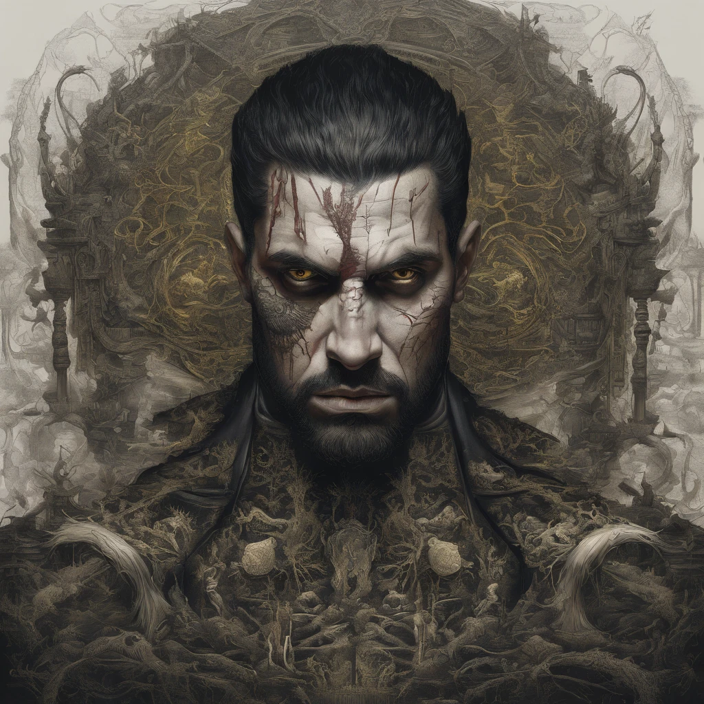 drake as a god, (body horror:1.4), (biomachine:1.3), (bloody:1.2), living being, (colorful:1.2), Hans Giger, many hands, (zentangle:1.2),bright yellow eyes, evil smile,
oil on matte canvas, sharp details intricate, highly detailed, digital painting, rich color, smooth, sharp focus, illustration, Unreal Engine 5, 8K, art by artgerm and greg rutkowski and alphonse mucha
(masterpiece,detailed,highres:1.2),