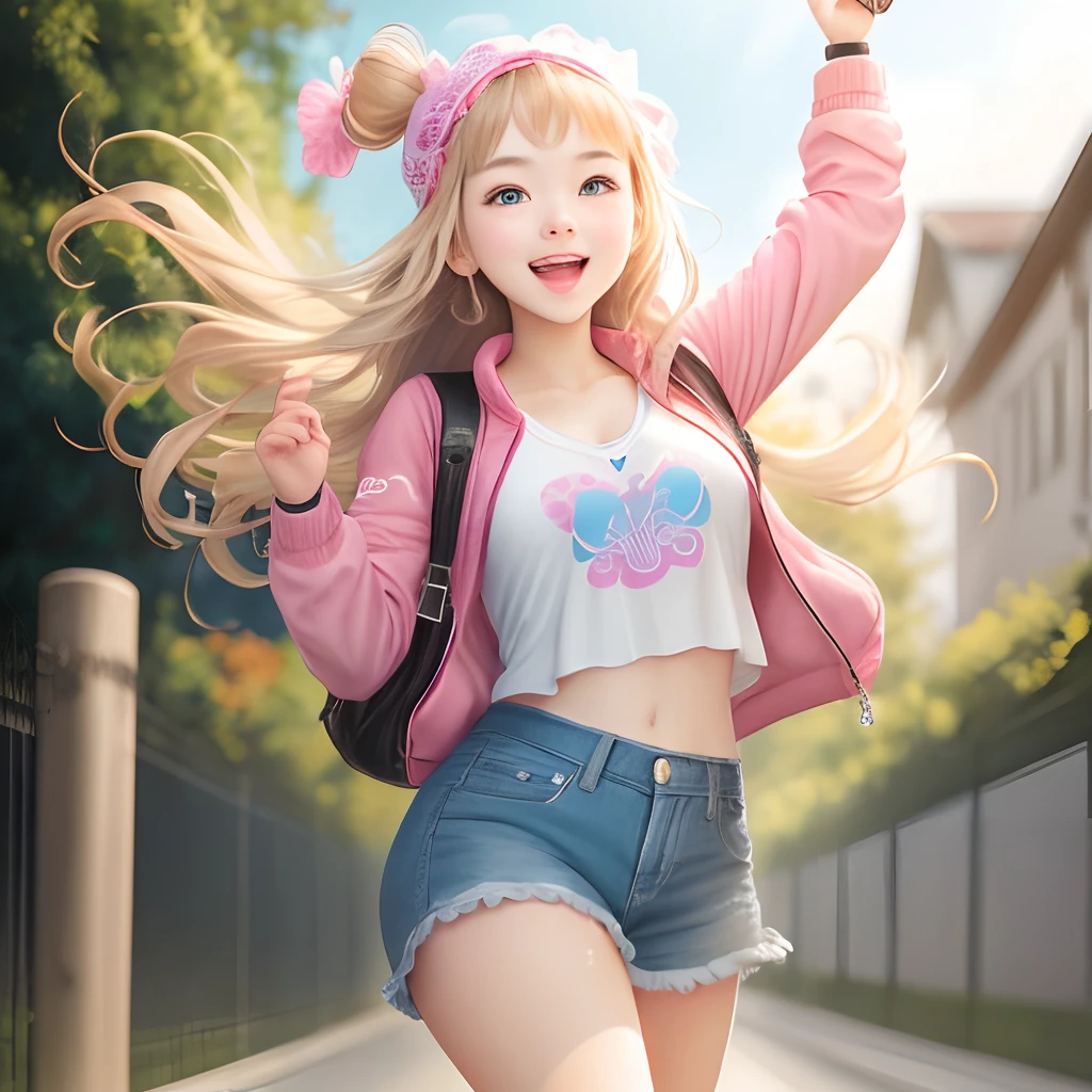 Youthful and energetic beautiful girl