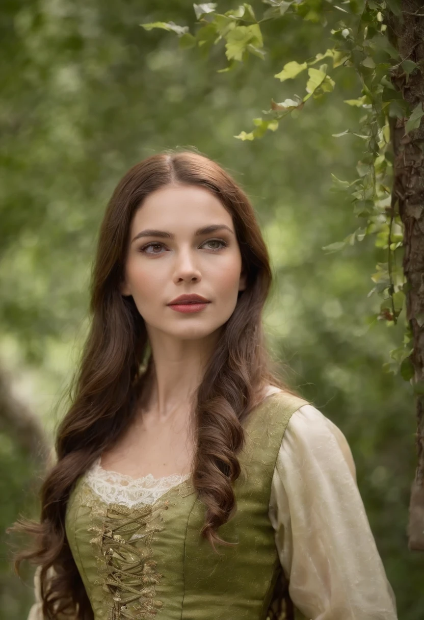 CASAL (((uma ferida avermelhada profunda atravessa sua bochecha esquerda))) tez justa, mulher em torno de 19 anos, cabelos brancos naturais, olhos verdes distintos, vestindo kohl, slender and graceful, Beautiful, luz de velas em um ambiente medieval, Ultra sharp focus, tiro realista, roupas femininas medievais, cores tetradicas (cicatriz:1.4)