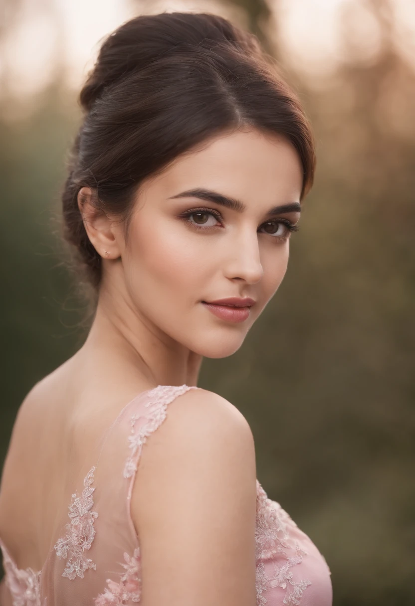 arafed woman in a pink dress, middle eastern skin, 20 year old, beautiful arab woman, young middle eastern woman, beautiful iranian woman, arabian beauty, middle eastern, mid shot portrait, detailed face of an arabic woman, 7 0 mm portrait, portrait shot, close - up portrait shot, close up portrait shot, photo of a beautiful woman