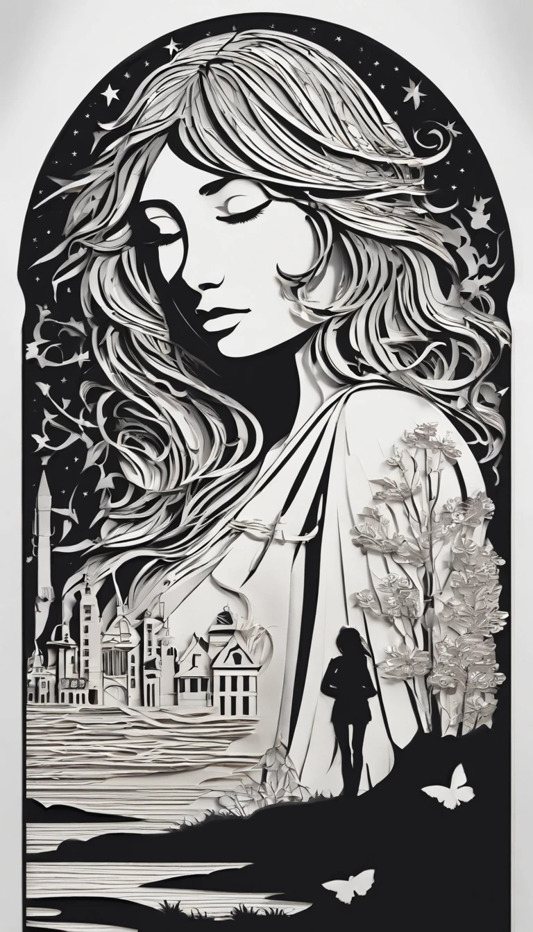 A girl and great sadness