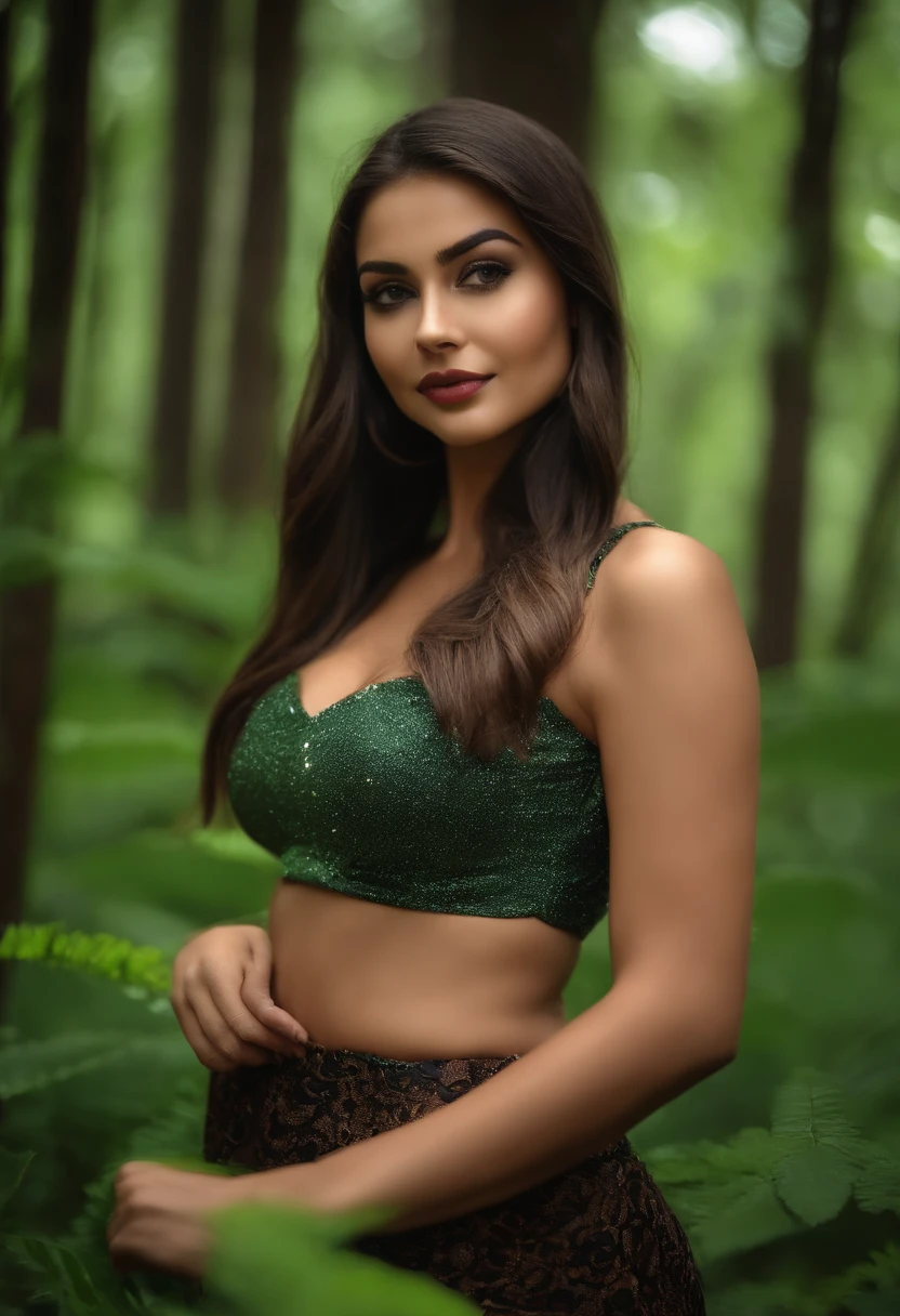 young Indian woman, 25-year-old, babycore, bold curves, webcam, plus-sized, curvaceous simplicity, catcore, candid, subtle, gentle lighting, intricate facial details, top-notch 3D rendering, hyper-realistic, photorealistic digital, high definition detailed realistic, detailed, skin texture, hyper detailed, realistic skin texture, best quality, ultra high res, (photorealistic:1.4), high resolution, raw photo, 400 camera f1.6 lens rich colors hyper realistic lifelike texture dramatic lighting. confident pose and expression. mini khaki skirt on a golf cart. topless. bare breasts. naked.