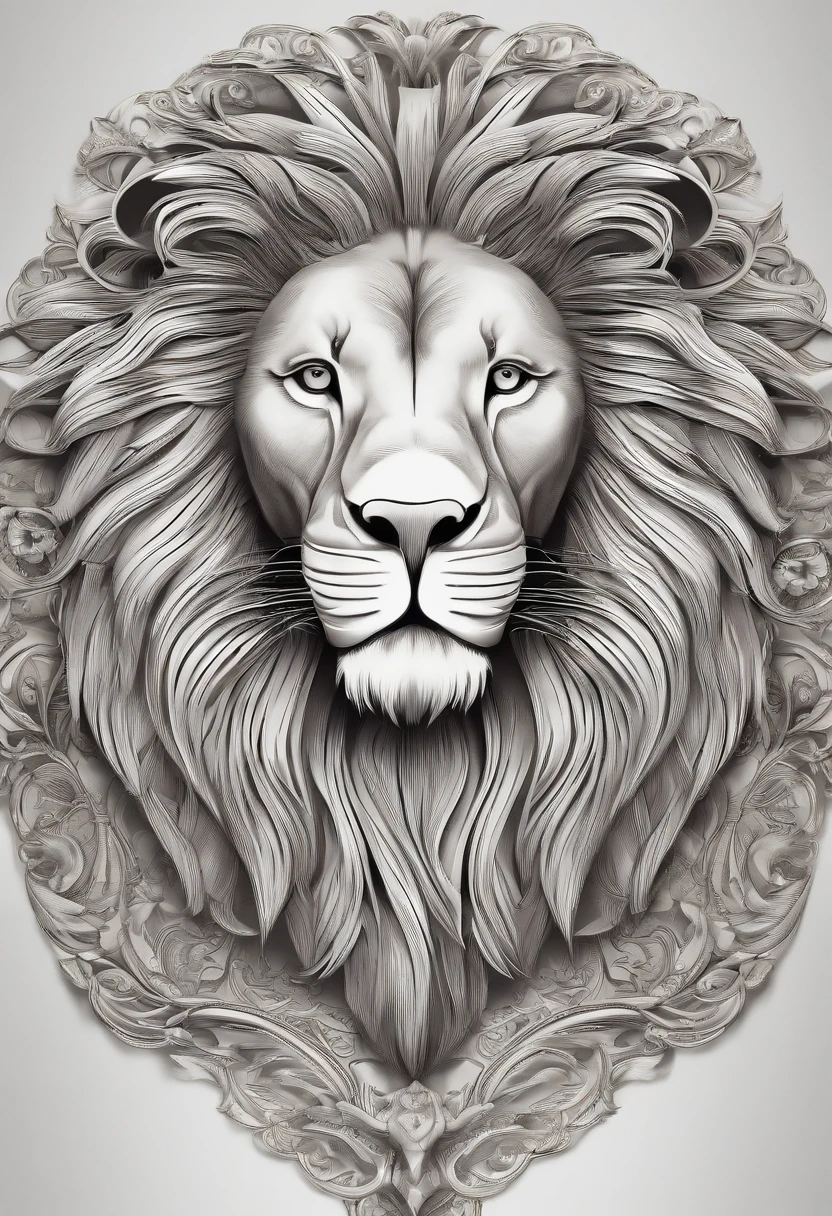 a car design Inspired by the lion's head,the car must be practical with windshield, The form and feeling of the lion's head should be shown in the design and form and lines.