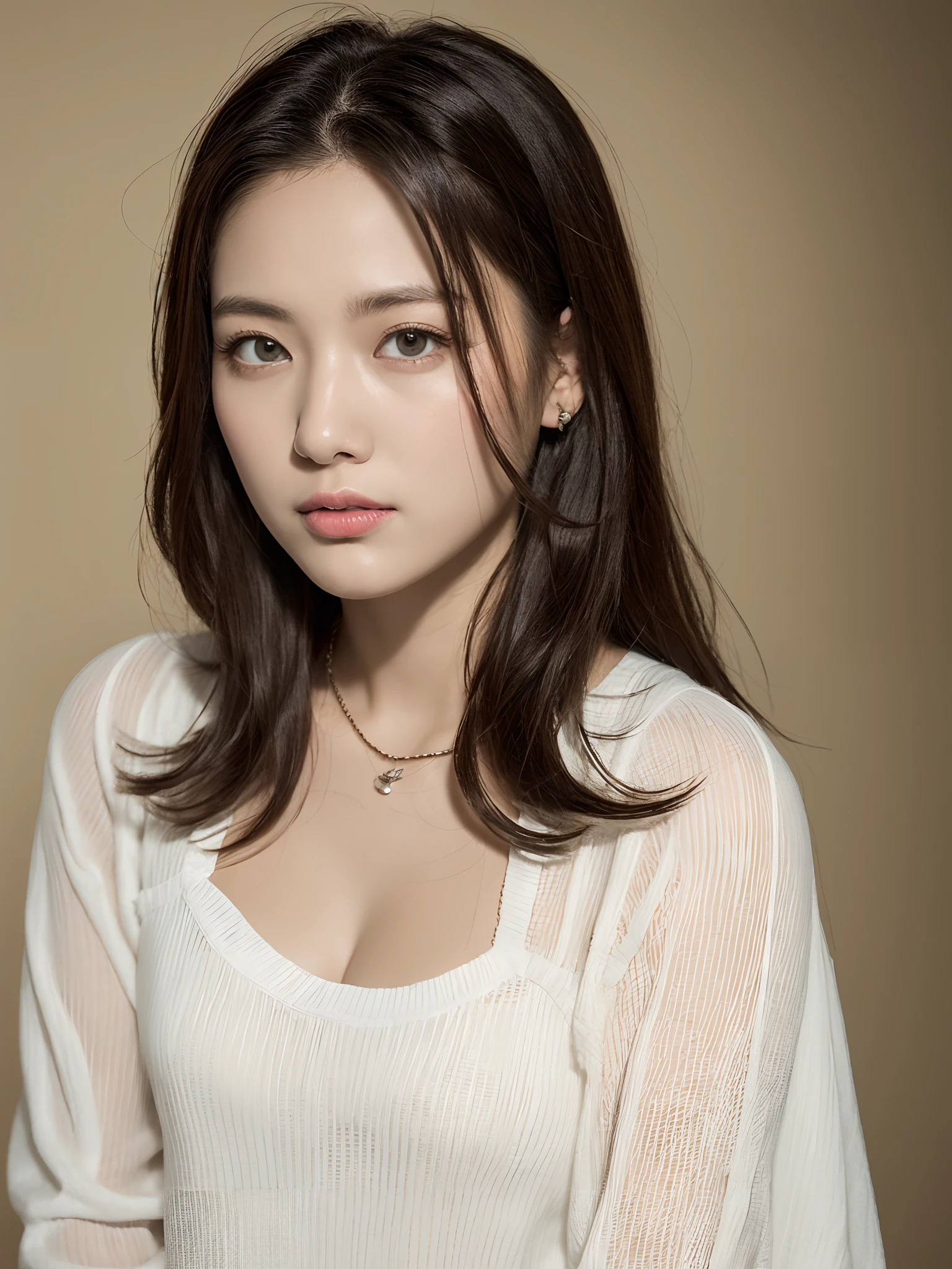 Best Quality,masutepiece,超A high resolution,(photographrealistic:1.4),32K,Ultra-detailed photography of Japan preteen girls,sixteen years old,Height 145cm, (Choives:0.3),Highly detailed,She wears small ,medium breasts,(Top quality real texture skins:1.4),finely detailed eyes,finerly detailed face,(Full body shot:1.3),Bump your arms behind your back,Solo,She is looking at the viewer,depth of fields,Navel,(Light on Face:0.5),Lovely winter afternoon lighting:,plein air,pond,Wet,emotive faces,