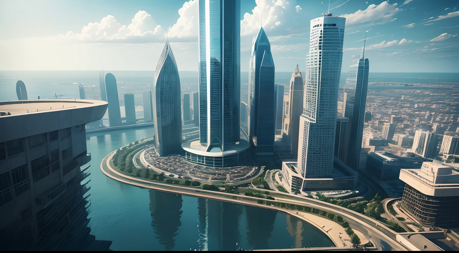 A city built on water