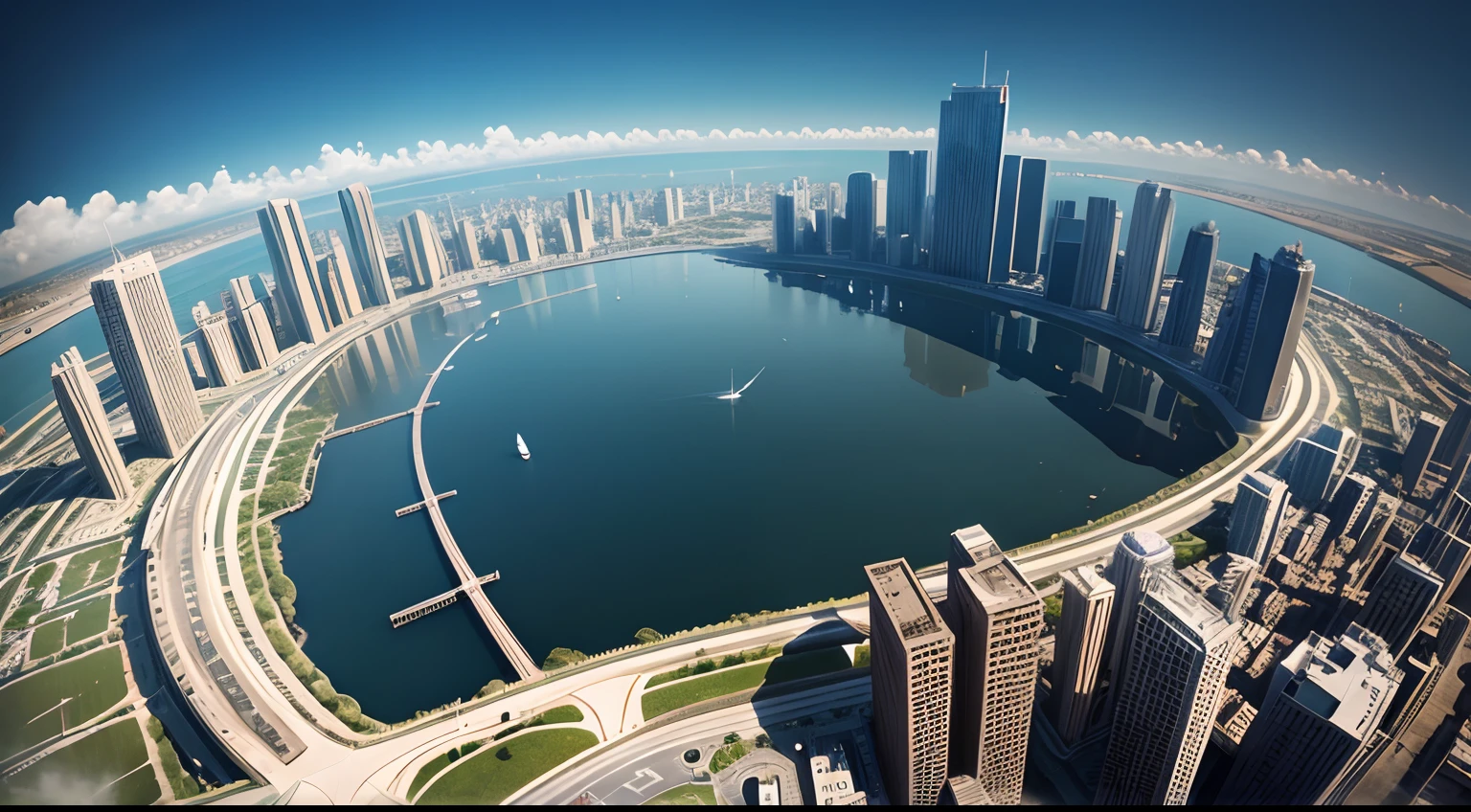 A city built on water