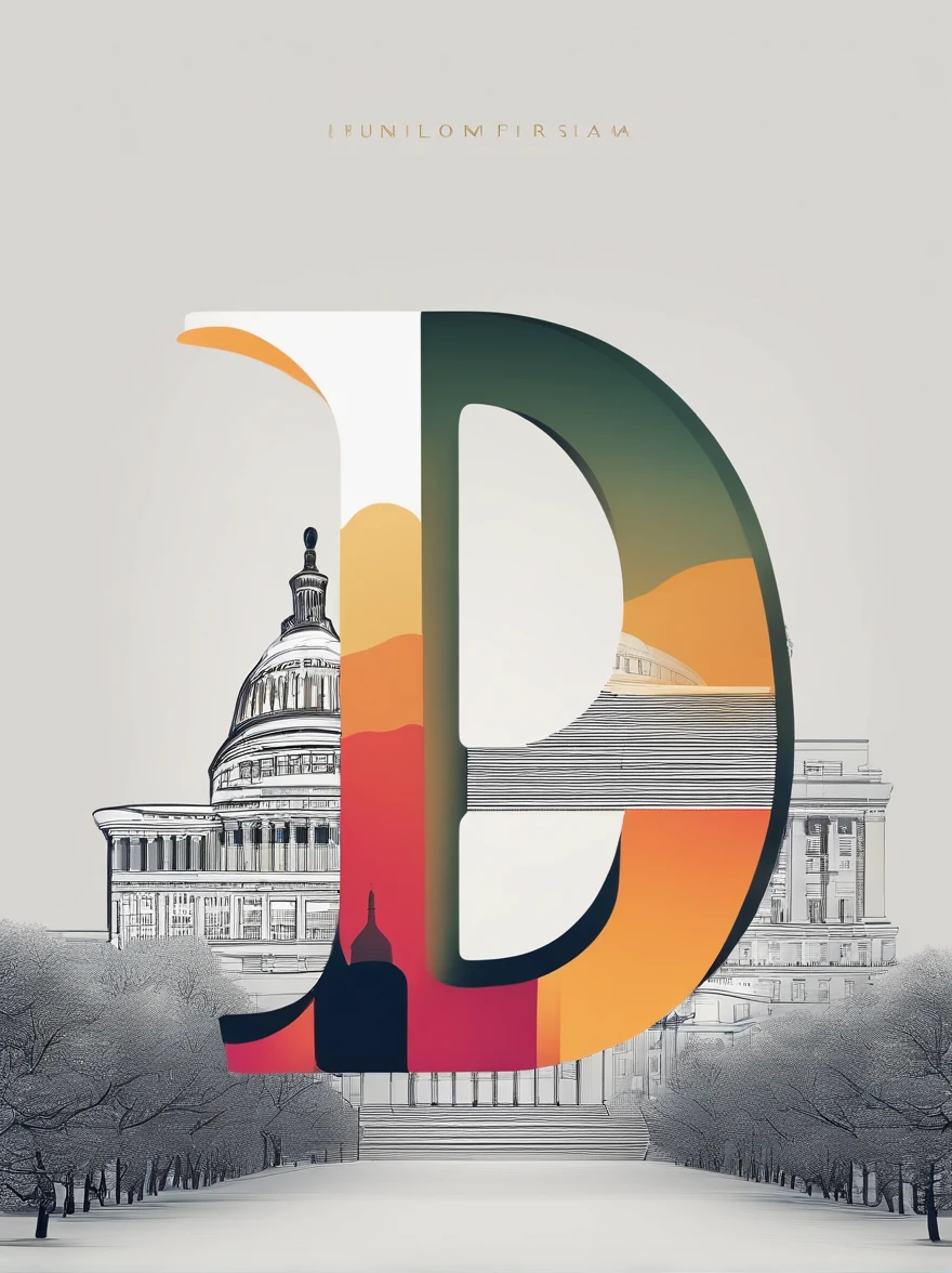 minimal Logo design of the capital letter D. emphasis on minimal. The D needs to be readable even from really far away