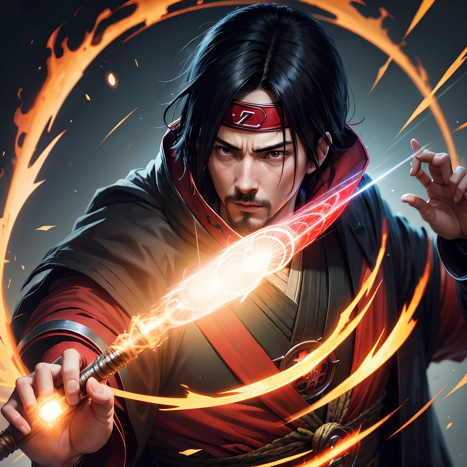 Itachi Uchiha as marvel dr. Strange