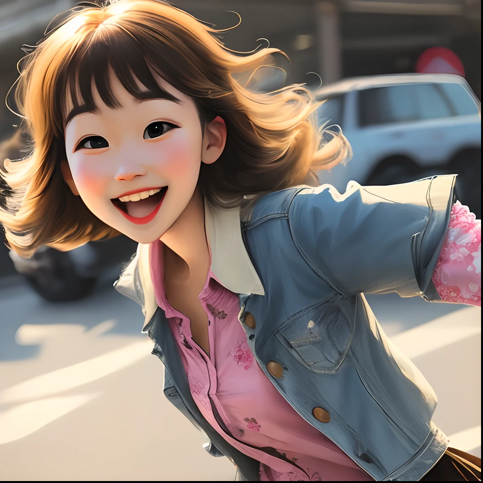 lively girl