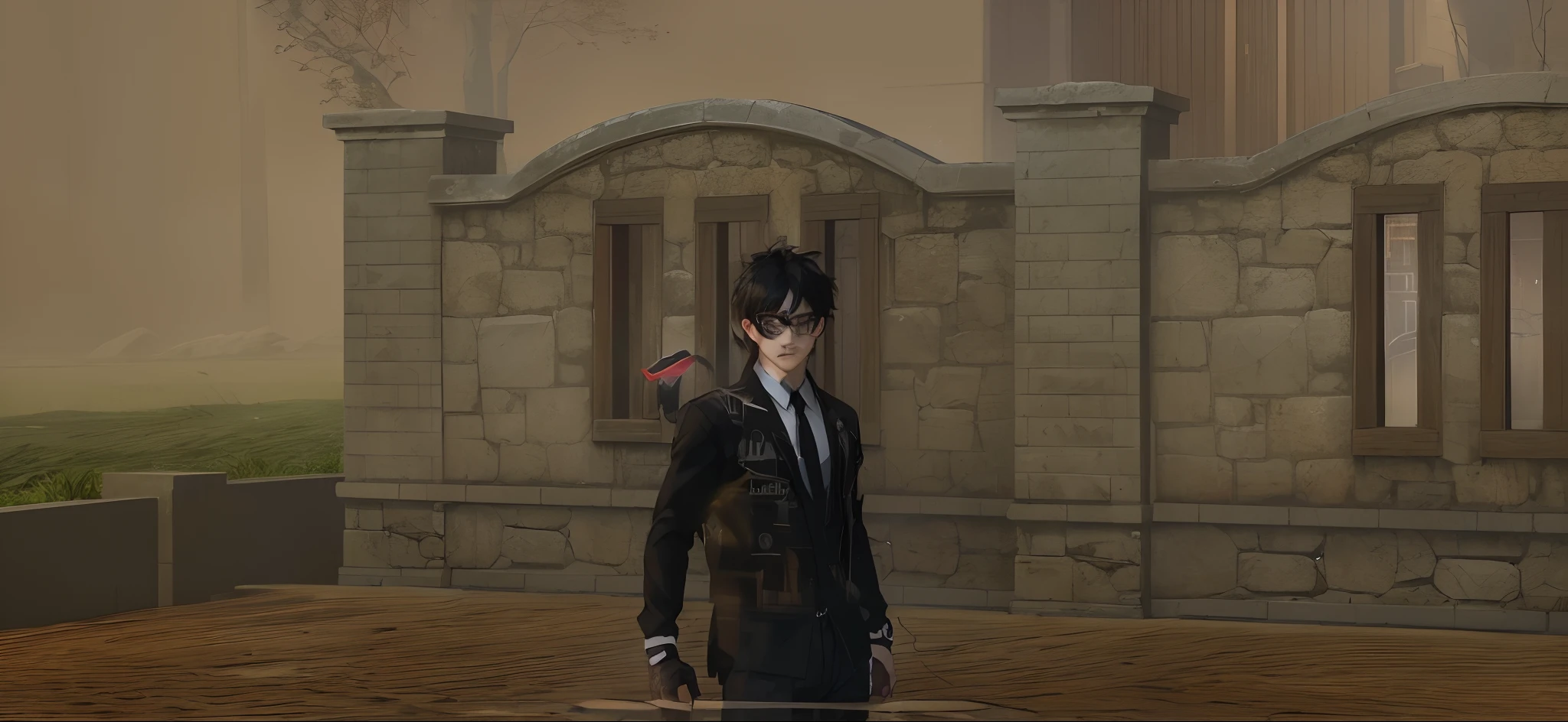 16 yaers old，Libido boy，Shota，round Glasses, Black color hair，black shirt，Square glasses，apathy，long whitr hair，with long bangs(Masterpiece, illustration, anime big breast:1.3), Anime boy, Black eyes, Long black hair, In the dark, black shirt:1.2), (Disheveled black hair:1.1), (Red eyes that glow red:1.2), (Calm expression:1.1), (Uncovered Eyes:1.1), (Strong presence:1.2), (Enigmatic Atmosphere:1.2), (Subtle Moonlight:1.1), (Ominous Shadows:1.1), (Detailed folds and creases:1.1), (Intense Blue Aura:1.2), (A symbol of power around him:1.1), (Magical energy radiation:1.2), (Ethereal particles:1.1), (Dynamic pose:1.2), (epic soundtrack:1.2), (sense of awe:1.1), (Magical prowess:1.1)