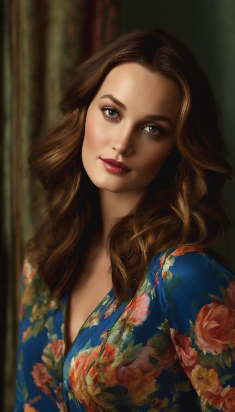 Beautiful girl, leighton meester, hyper realistic
