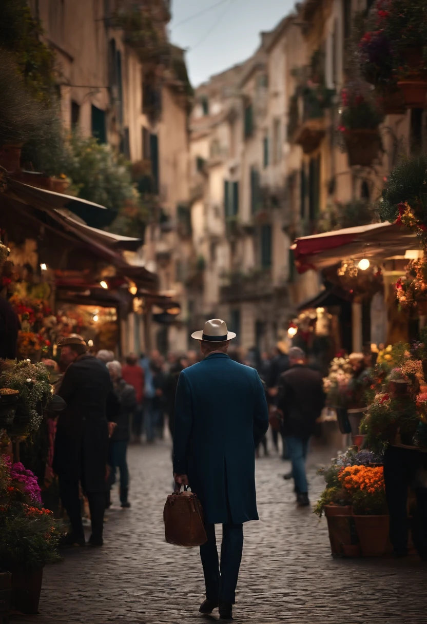 Un hombre habla frente a una multitud, Calidad HD, High resolution, A lot of people are watching.