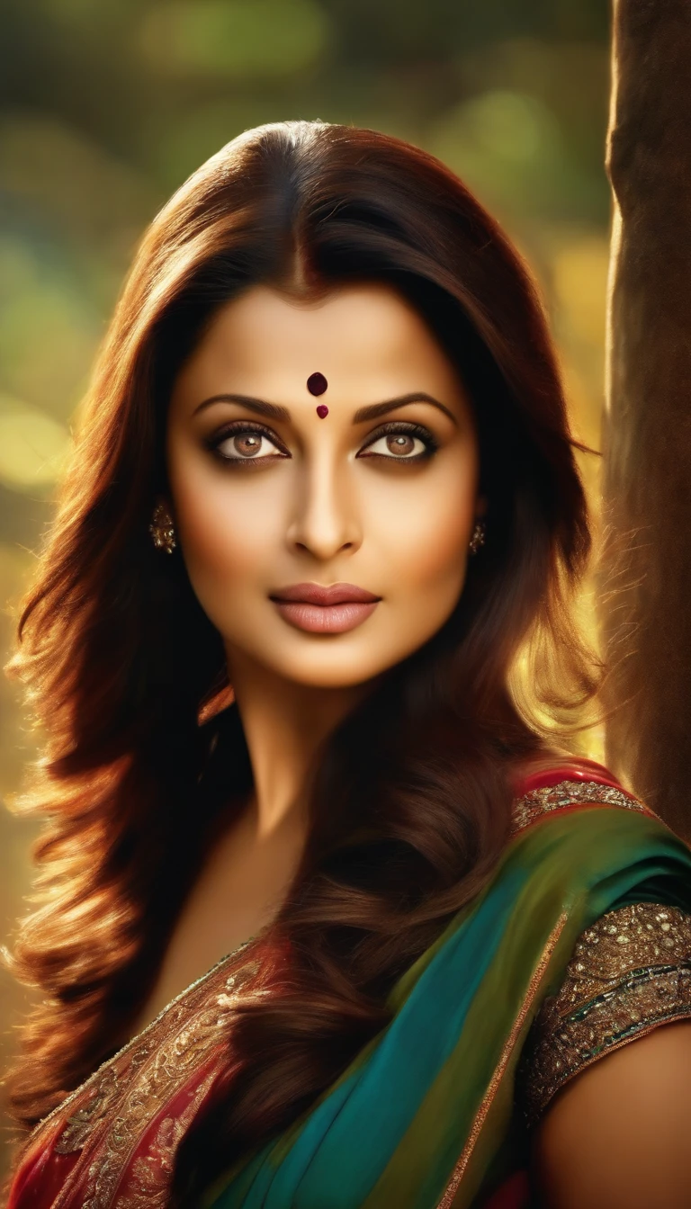 Beautiful girl, aishwarya rai, hyper realistic