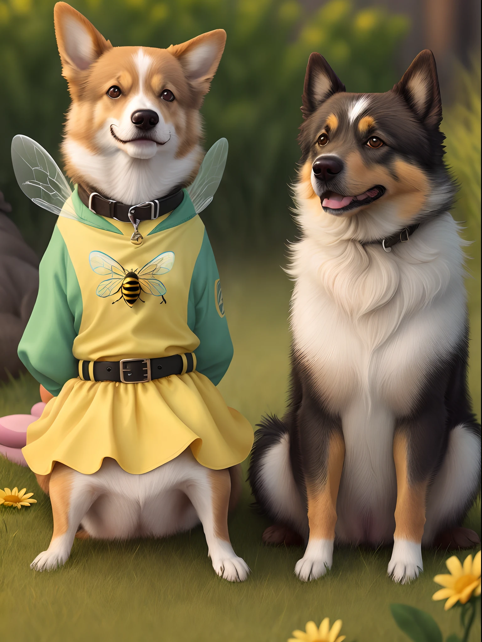Bee and dog union