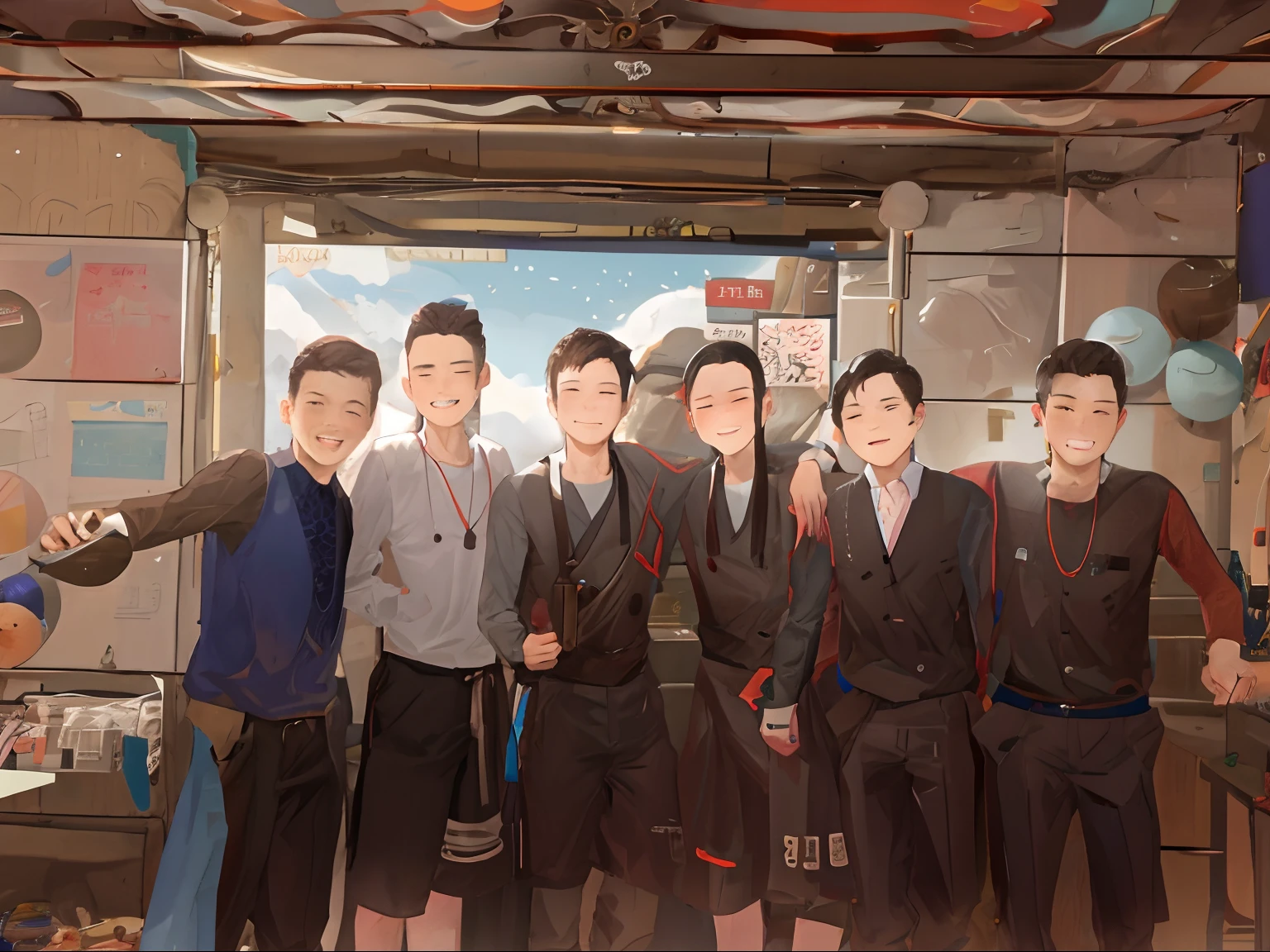 Every man has a by his side。
