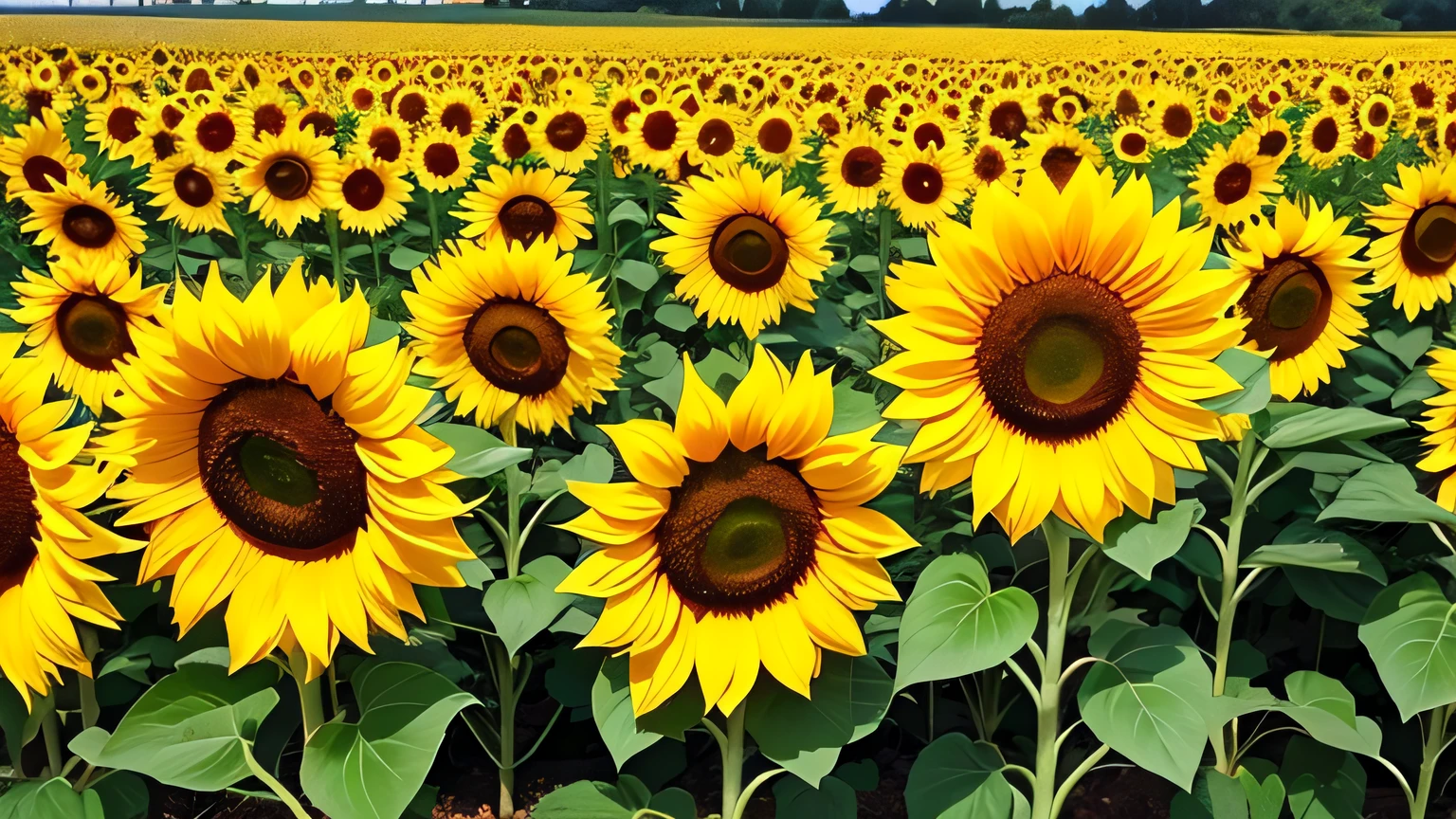sunflowers fields