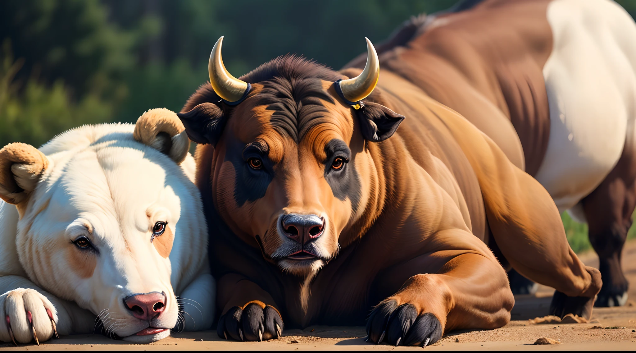 1 bull and 1 bear