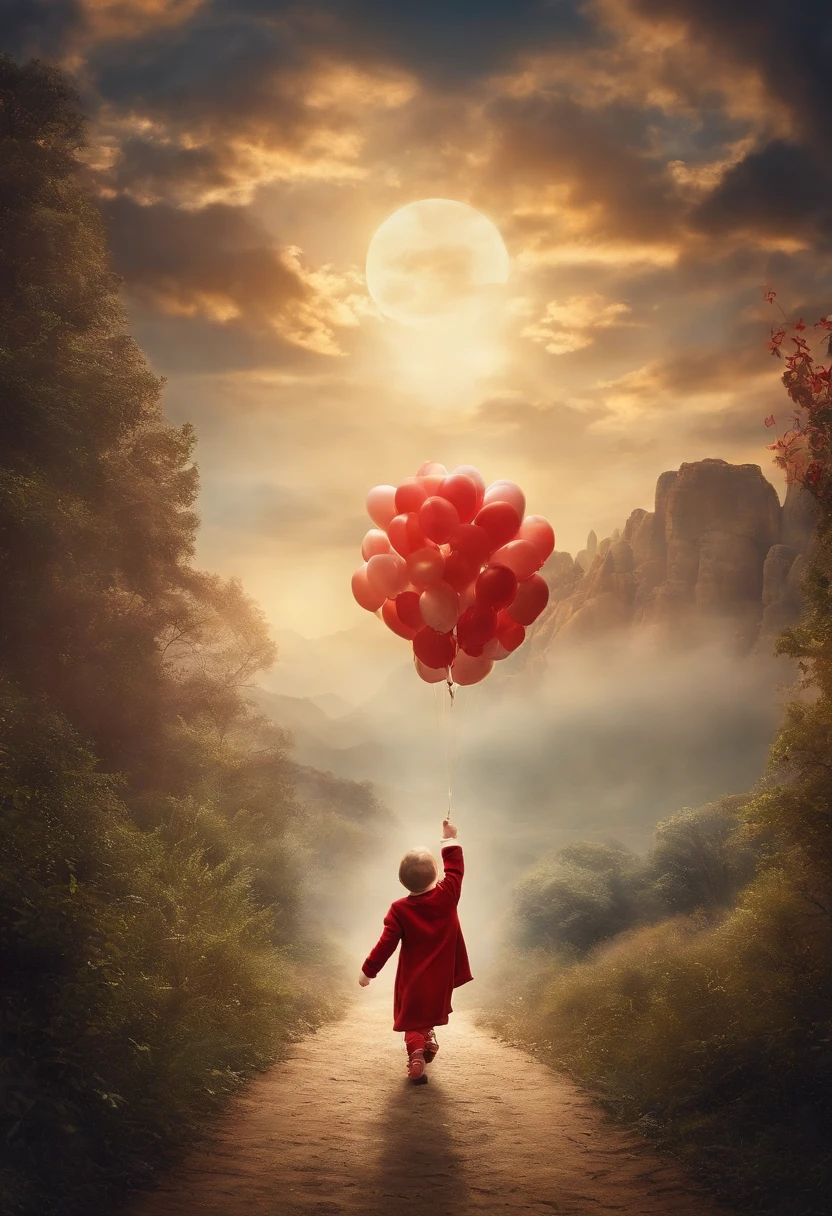 The world through your 's eyes:1.5,Everyone who grows up w once a child
back to your childhood,Have you ever had such a wish???sudden,A door opened,You walk in,A magical light begins to envelop your surroundings, Another imaginative fantasy world。Put on your crown,Become an adventurous elf,Carry a hydrogen balloon that symbolizes freedom, In a world full of extraordinary imagination, Everything may not conform to the laws of physics,But everything is even more incredible。Clouds are candy sold at Sky Grocery stores,Meteors are fireworks released by Santa Claus,Run along the runway,The wind will also give way to you。
Although the period of appreciation of childhood has passed,As an adult, We probably face computers on a daily basis,Logical and reasonable,But as designers,We can still evoke the imagination of childhood at any time,With the power of design
Let it be the light that illuminates the real world。