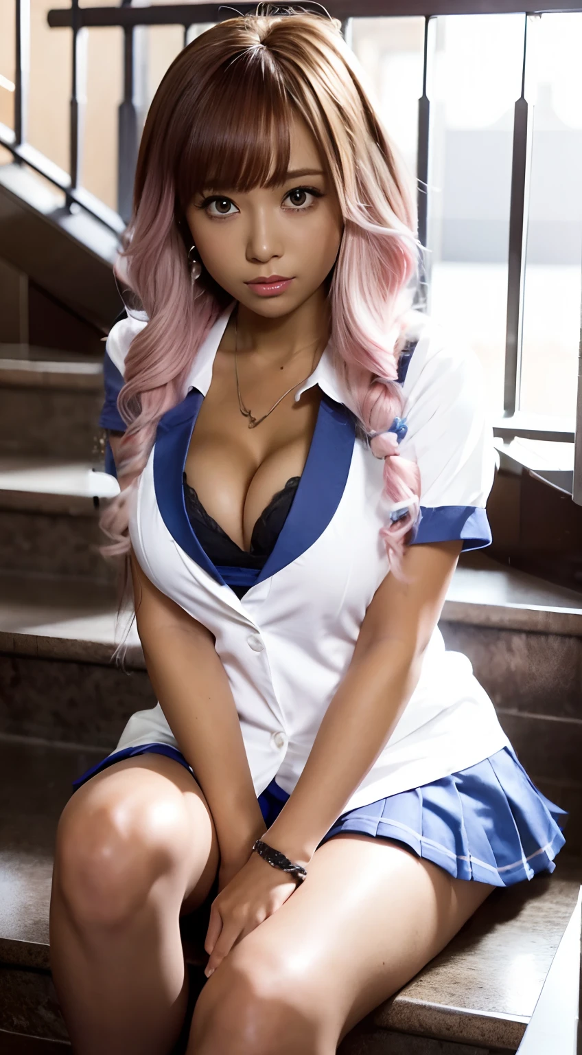 Light pink hair