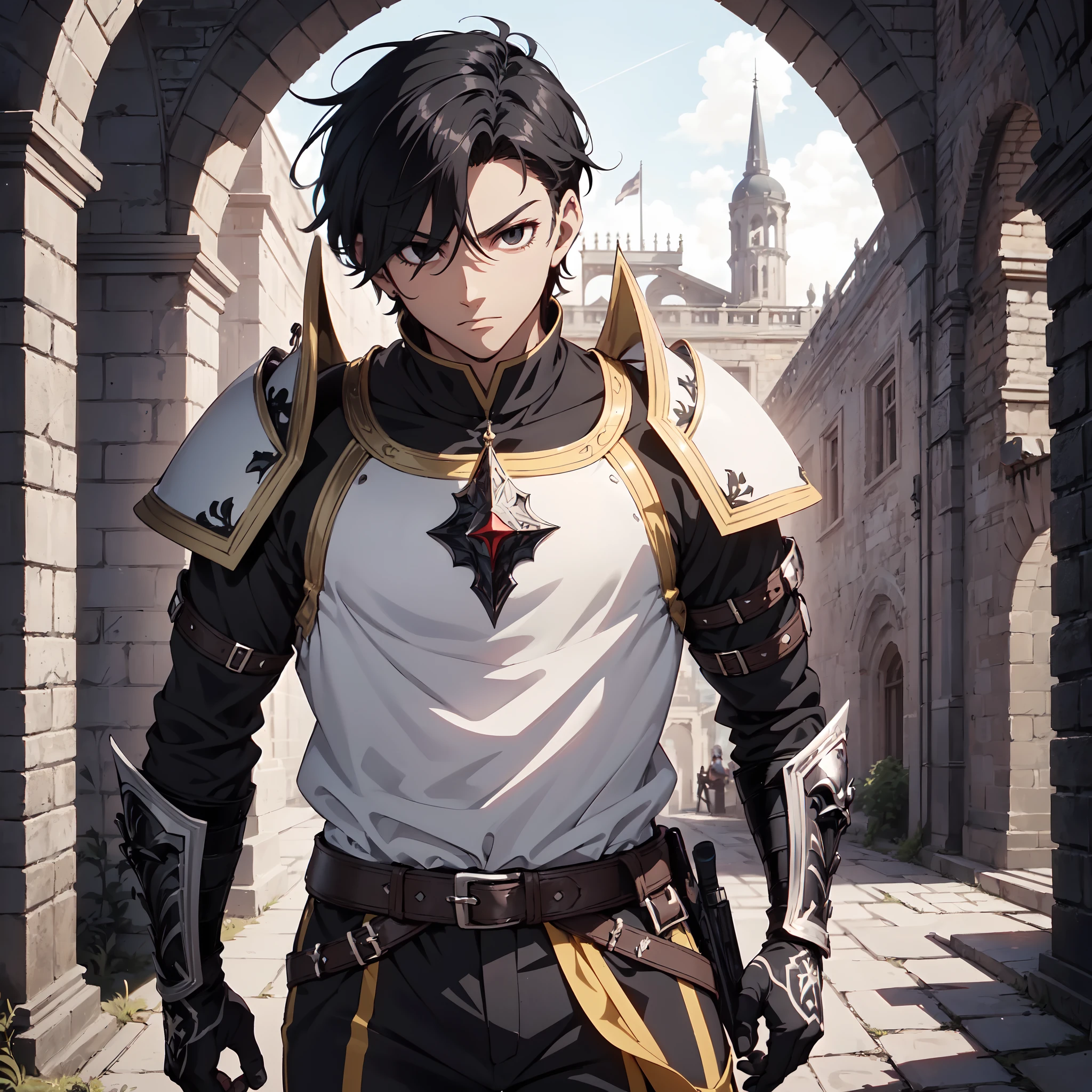 128K Ultra High Definition,
128K Ultra High Quality,
128K Ultra High Resolution,
Best Definition,
Best Quality,
Best Resolution,
Perfectly Detailed,
Perfectly Designed,
Extremely Detailed,
Extremely Designed,
Hyper Detailed,
Hyper Definition,
Hyper Quality,
Hyper Resolution,
Masterpiece,
(((Anime))),
Body Shot,
(((Boy))),
Handsome,
Muscular Body,
(((Black Short Hair))),
(((Black Eyes))),
(((Hyper Detailed & Perfectly Designed With Ultra High Quality Assassin Armor))),
(((Inside Of Medieval Royal Palace Background Scenery))),