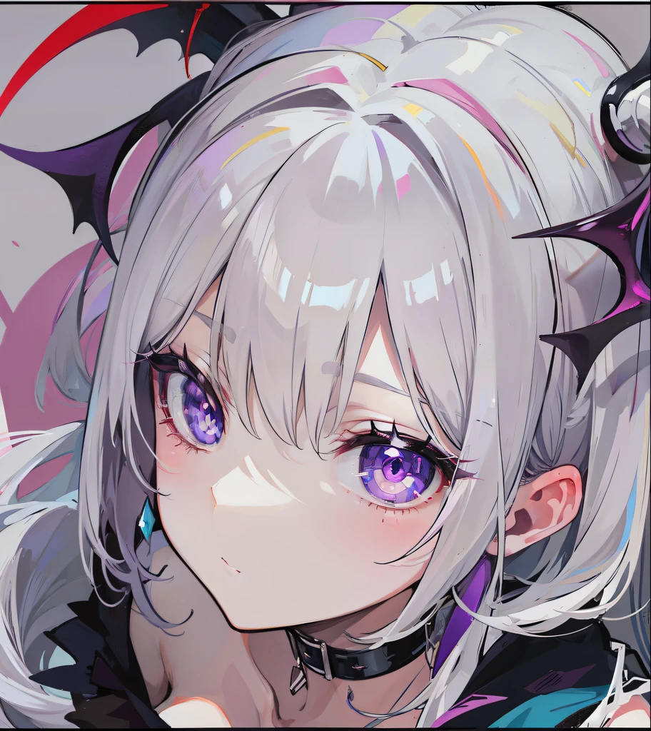 girl villain grim reaper scythe chain darkness black robe straight face eyes hidden