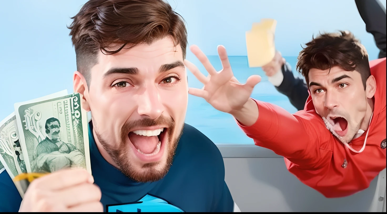 Homens de verdade, High definition, 4k, Realistic, cara surpresa, feliz surpresa